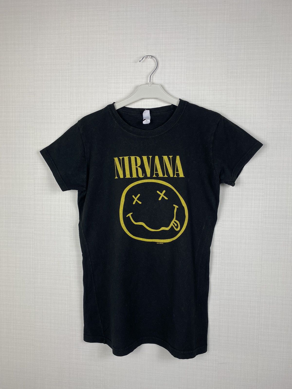 Nirvana × Vintage Rare Nirvana 2003 Smile Vintage Top T Shirt Logo 90s Merch Size L / US 10 / IT 46 - 2 Thumbnail