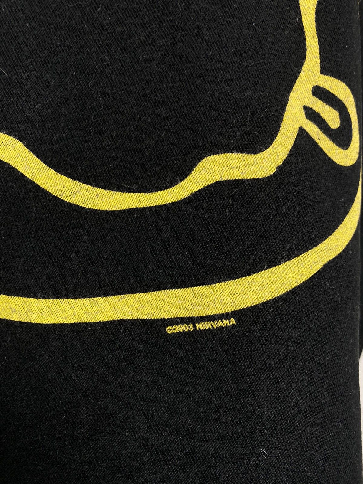 Nirvana × Vintage Rare Nirvana 2003 Smile Vintage Top T Shirt Logo 90s Merch Size L / US 10 / IT 46 - 5 Thumbnail
