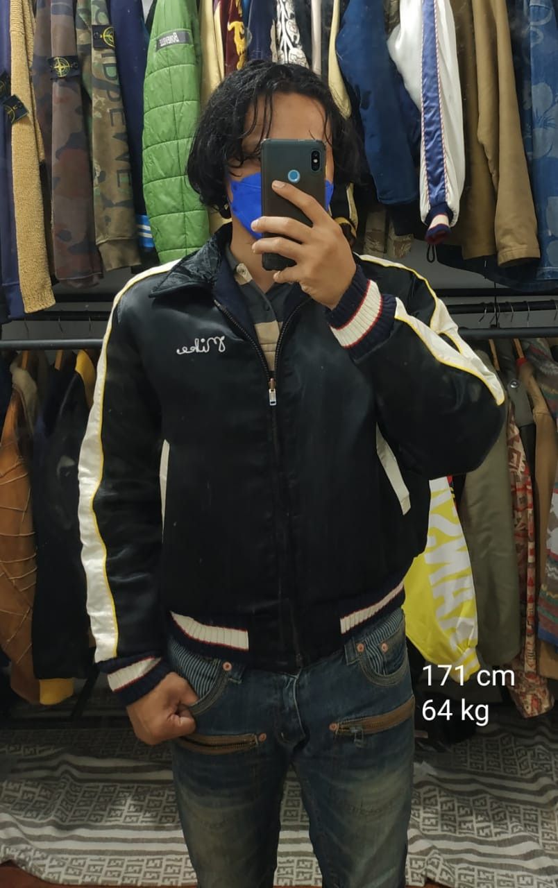 Japanese Brand Fit S to M, Vintage Reversible Wool-Rayon Sukajan Jacket Size US M / EU 48-50 / 2 - 13 Thumbnail