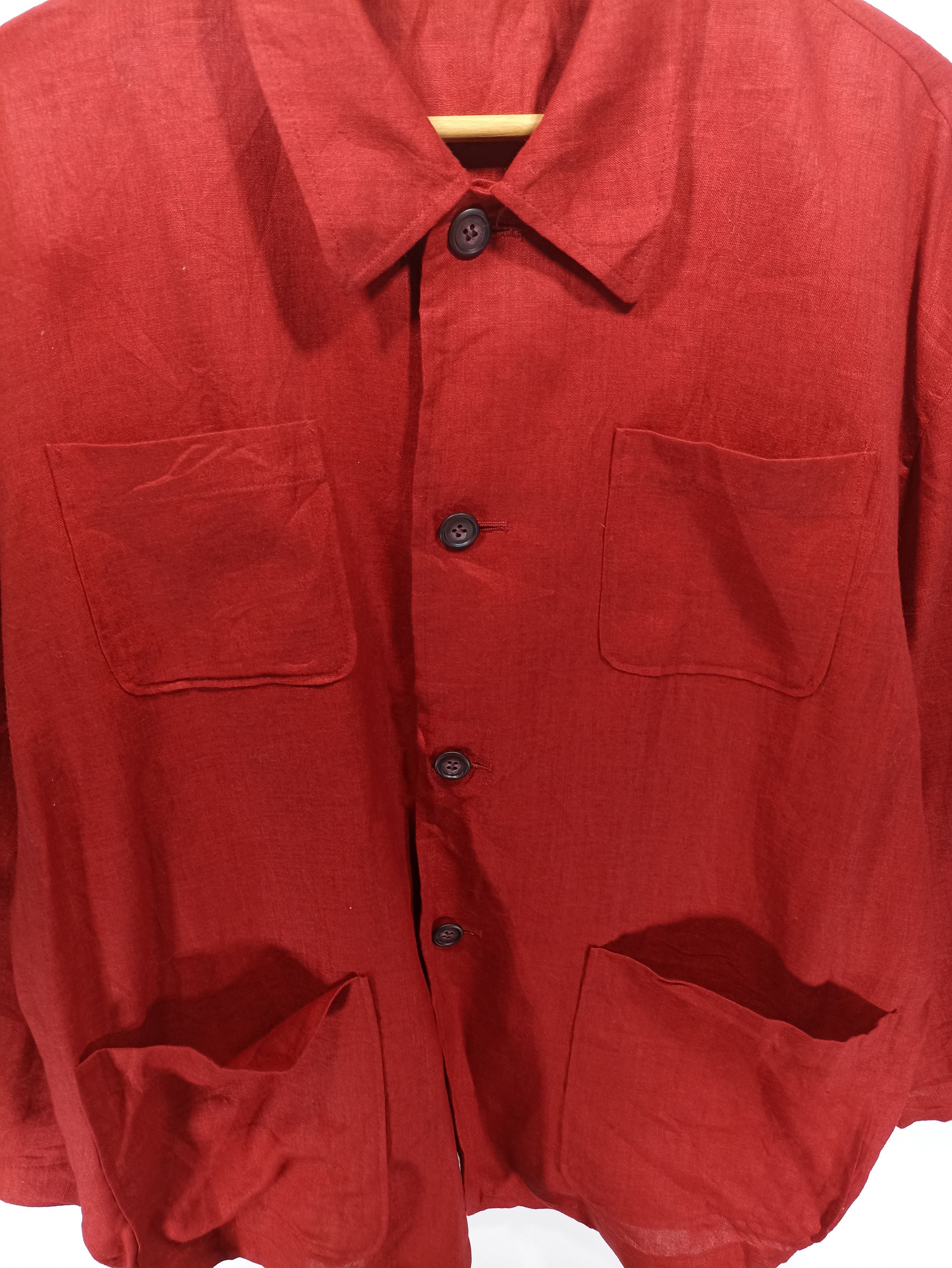 Japanese Brand × Vintage July one Baggy chore linen jacket Size US M / EU 48-50 / 2 - 2 Thumbnail