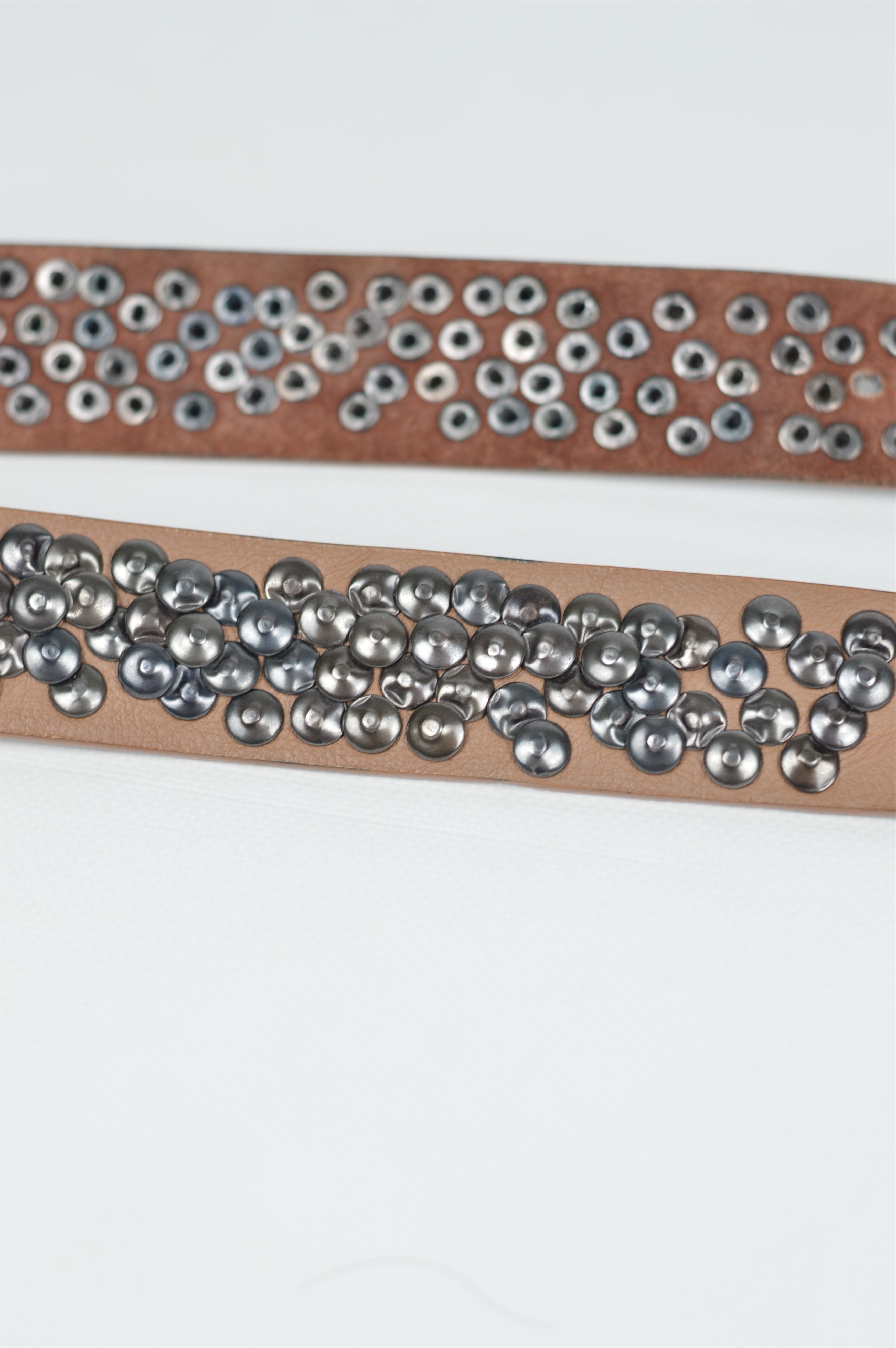 Japanese Brand × Rockstar Games Vintage Punks Rhinestones Leather Belt Size ONE SIZE - 4 Thumbnail