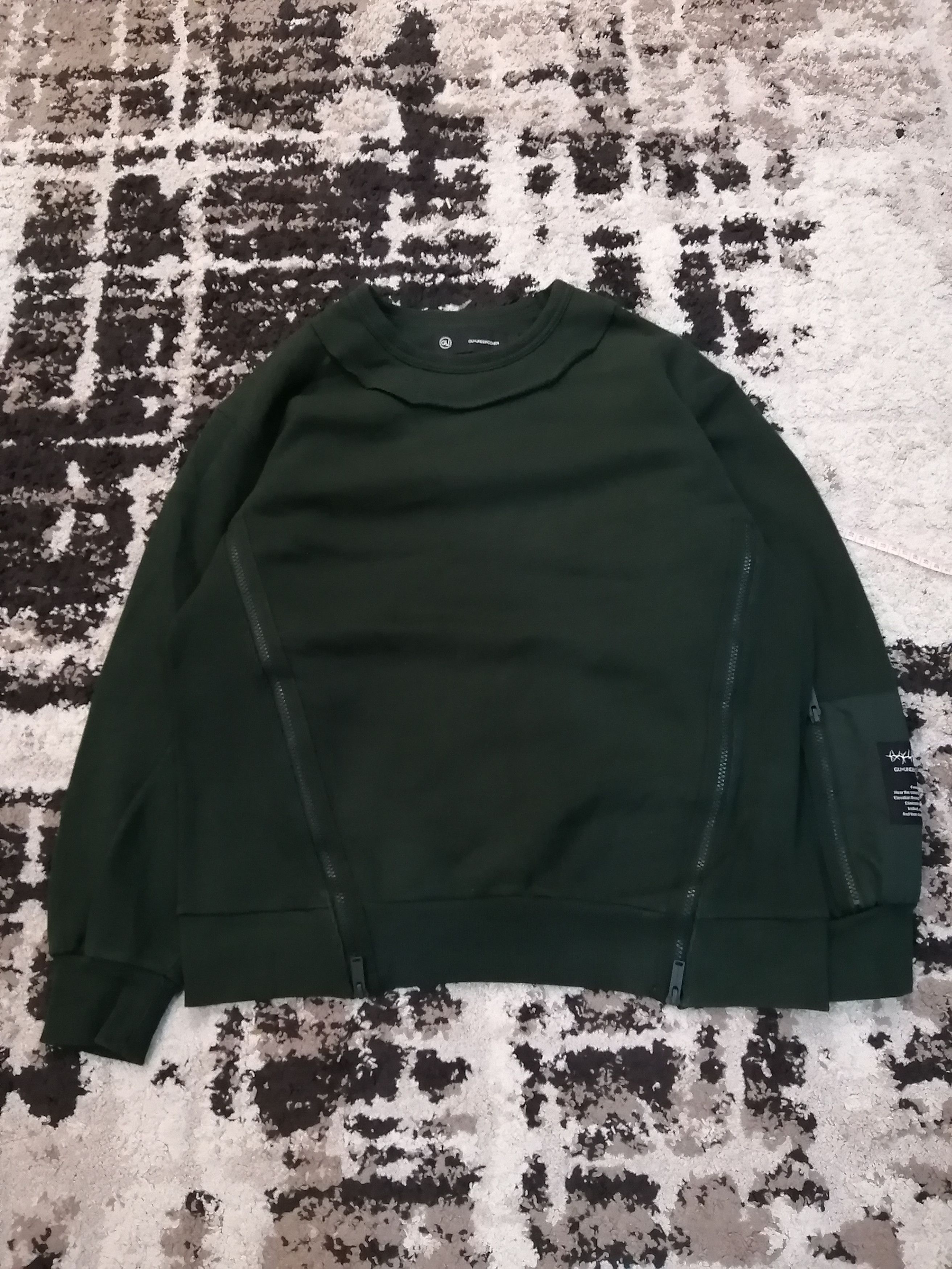 GU × Undercover Gu X Undercover Oversized Zipper Sweatshirt - Size M Size US M / EU 48-50 / 2 - 12 Thumbnail