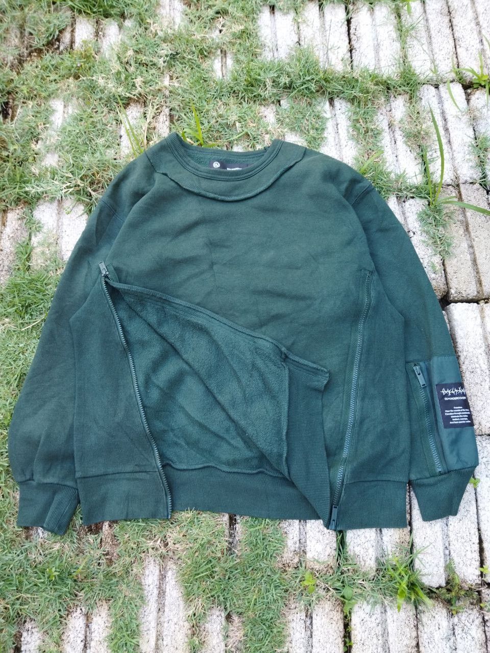 GU × Undercover Gu X Undercover Oversized Zipper Sweatshirt - Size M Size US M / EU 48-50 / 2 - 1 Thumbnail