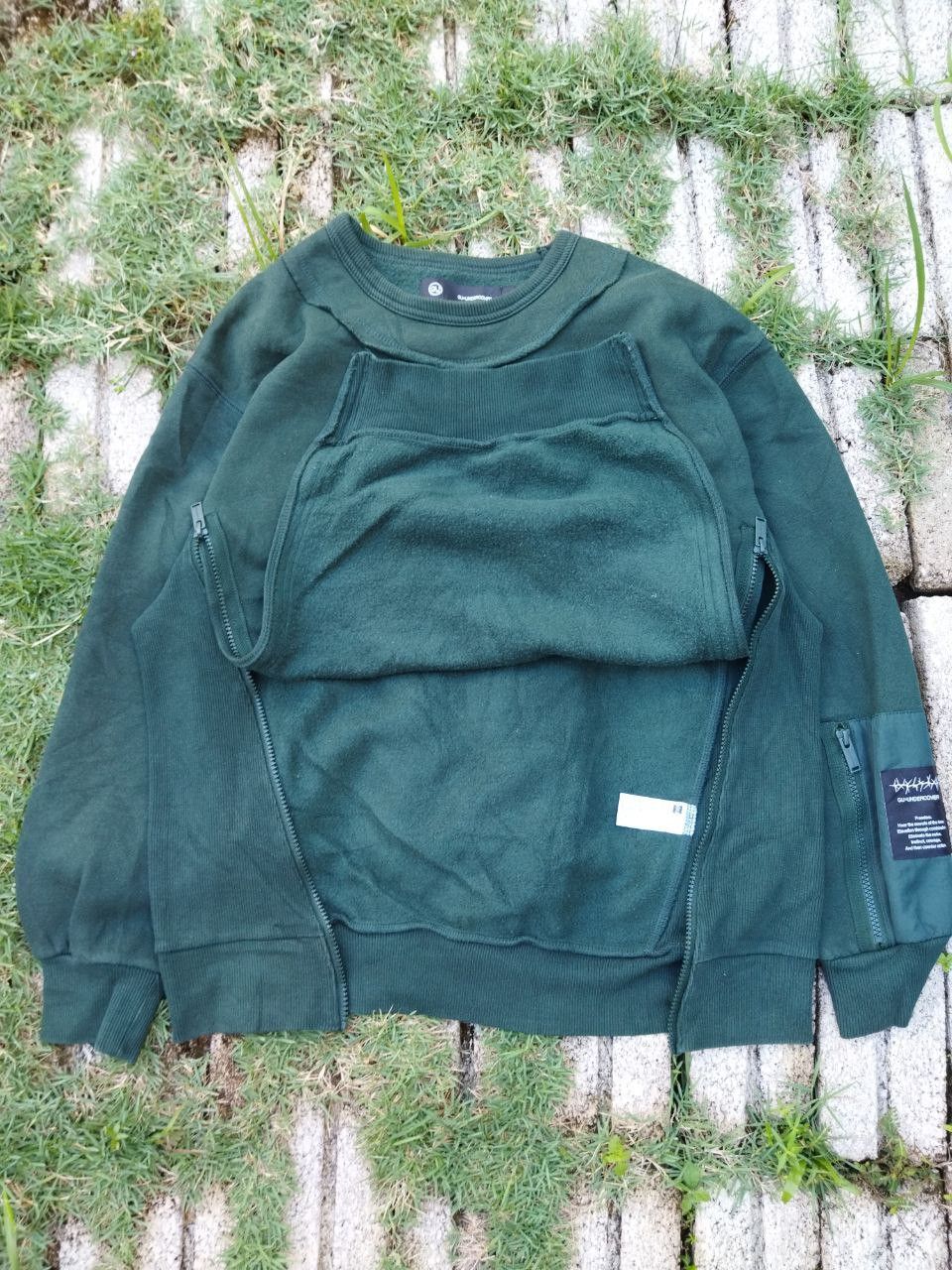 GU × Undercover Gu X Undercover Oversized Zipper Sweatshirt - Size M Size US M / EU 48-50 / 2 - 7 Thumbnail