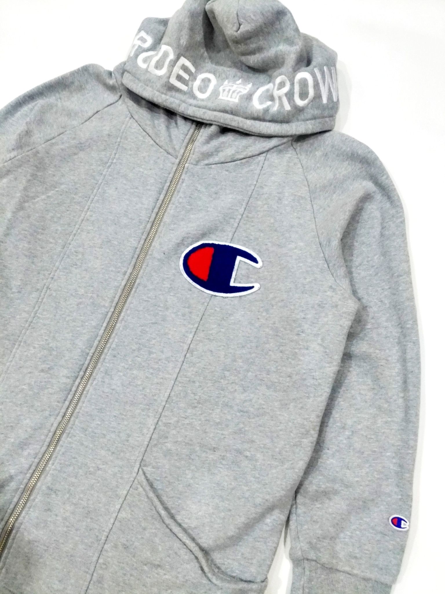 Champion × Japanese Brand RARE! RODEO CROWNS X CHAMPION BIG LOGO HOODIE Size US L / EU 52-54 / 3 - 1 Thumbnail