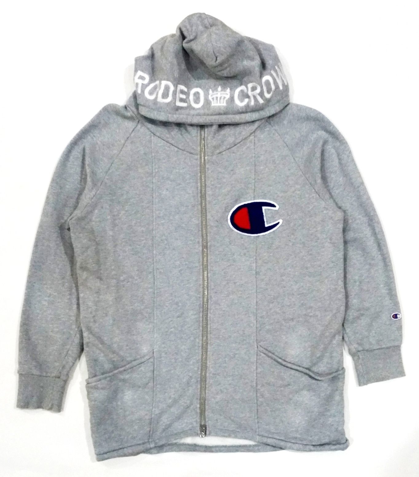 Champion × Japanese Brand RARE! RODEO CROWNS X CHAMPION BIG LOGO HOODIE Size US L / EU 52-54 / 3 - 2 Thumbnail