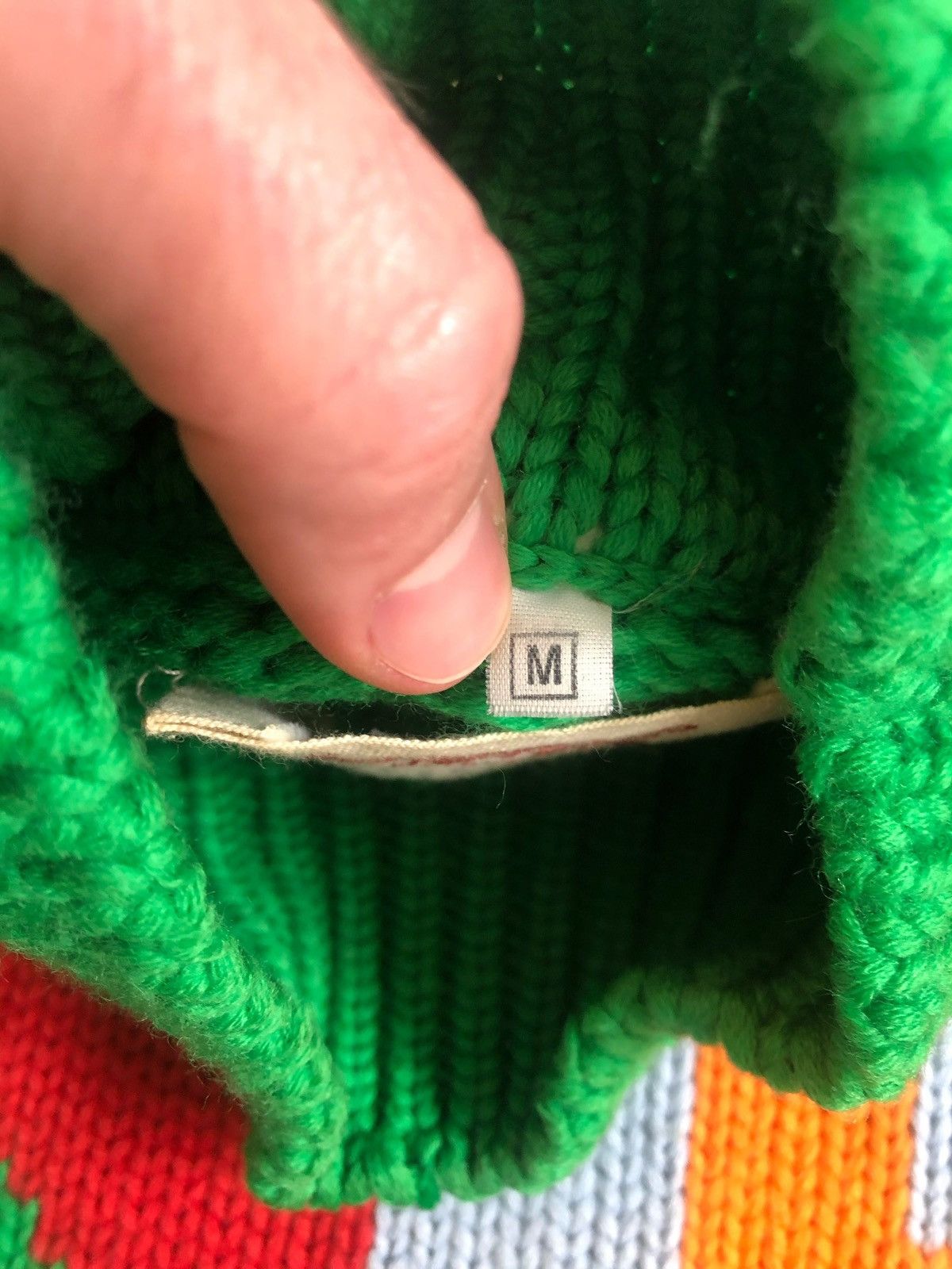 Walter Van Beirendonck 1993 Souvenir of the World Hi Sweater Size US M / EU 48-50 / 2 - 7 Thumbnail