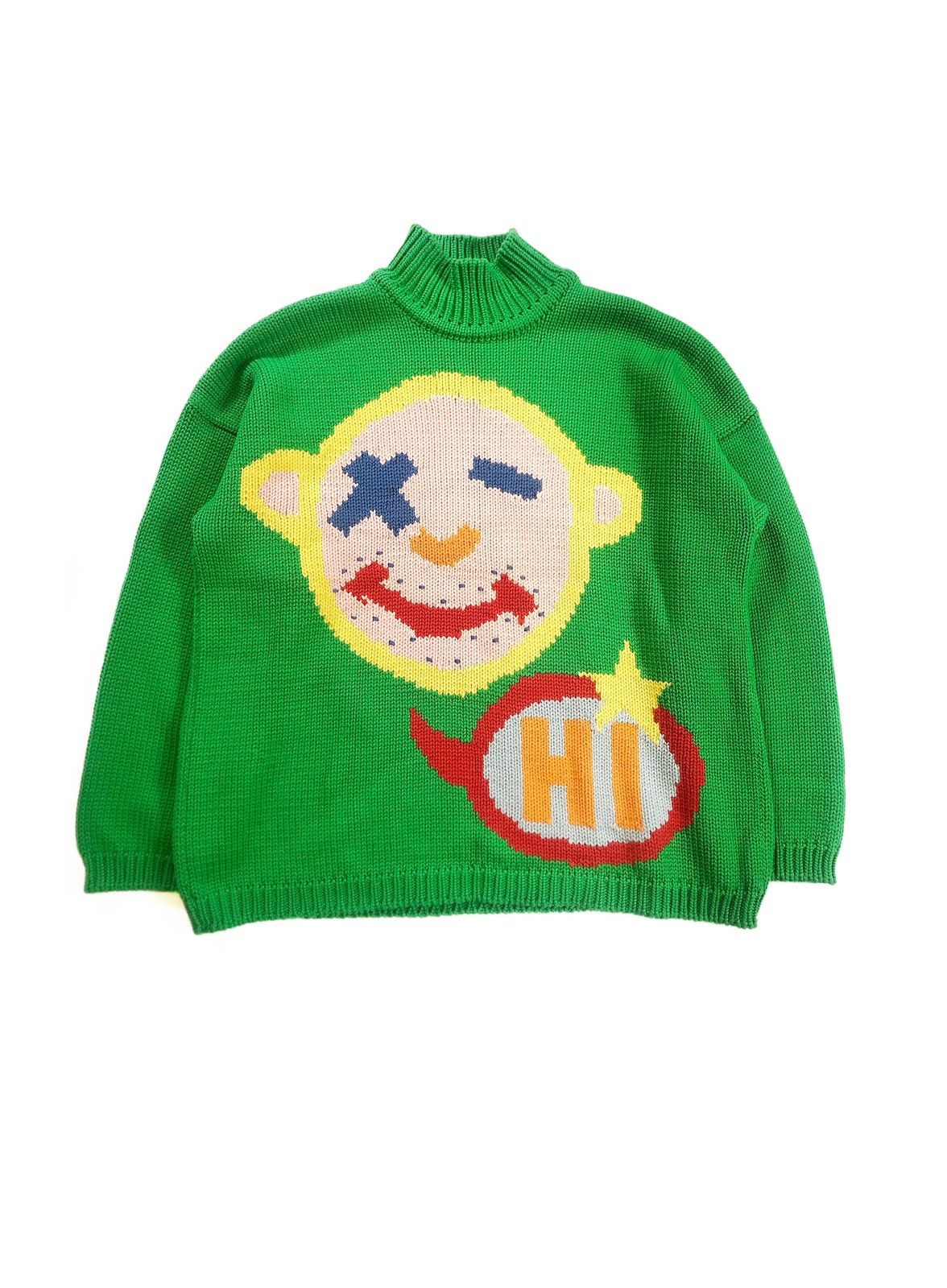 Walter Van Beirendonck 1993 Souvenir of the World Hi Sweater Size US M / EU 48-50 / 2 - 1 Thumbnail