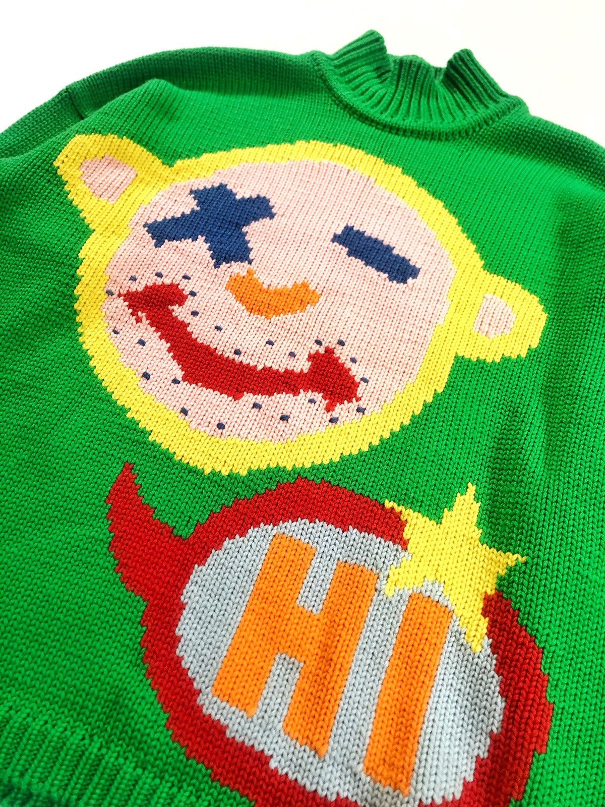 Walter Van Beirendonck 1993 Souvenir of the World Hi Sweater Size US M / EU 48-50 / 2 - 3 Thumbnail