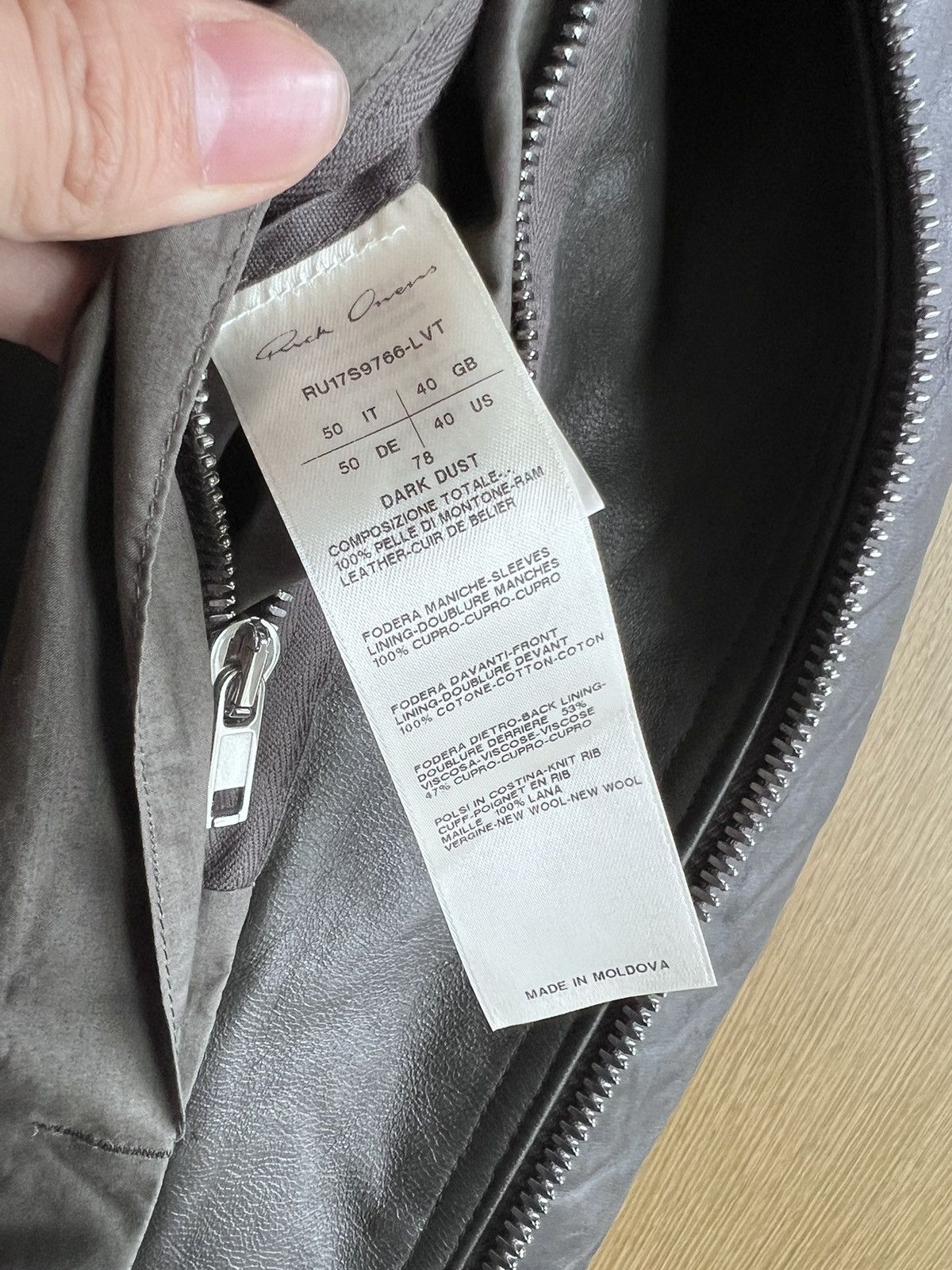 Rick Owens Rick owens leather jacket bullet size50 Size US M / EU 48-50 / 2 - 5 Thumbnail
