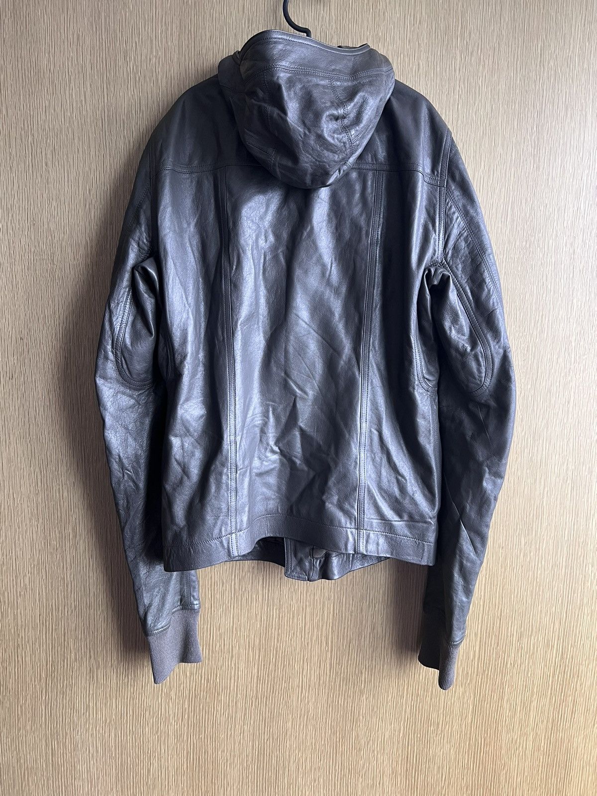 Rick Owens Rick owens leather jacket bullet size50 Size US M / EU 48-50 / 2 - 2 Thumbnail