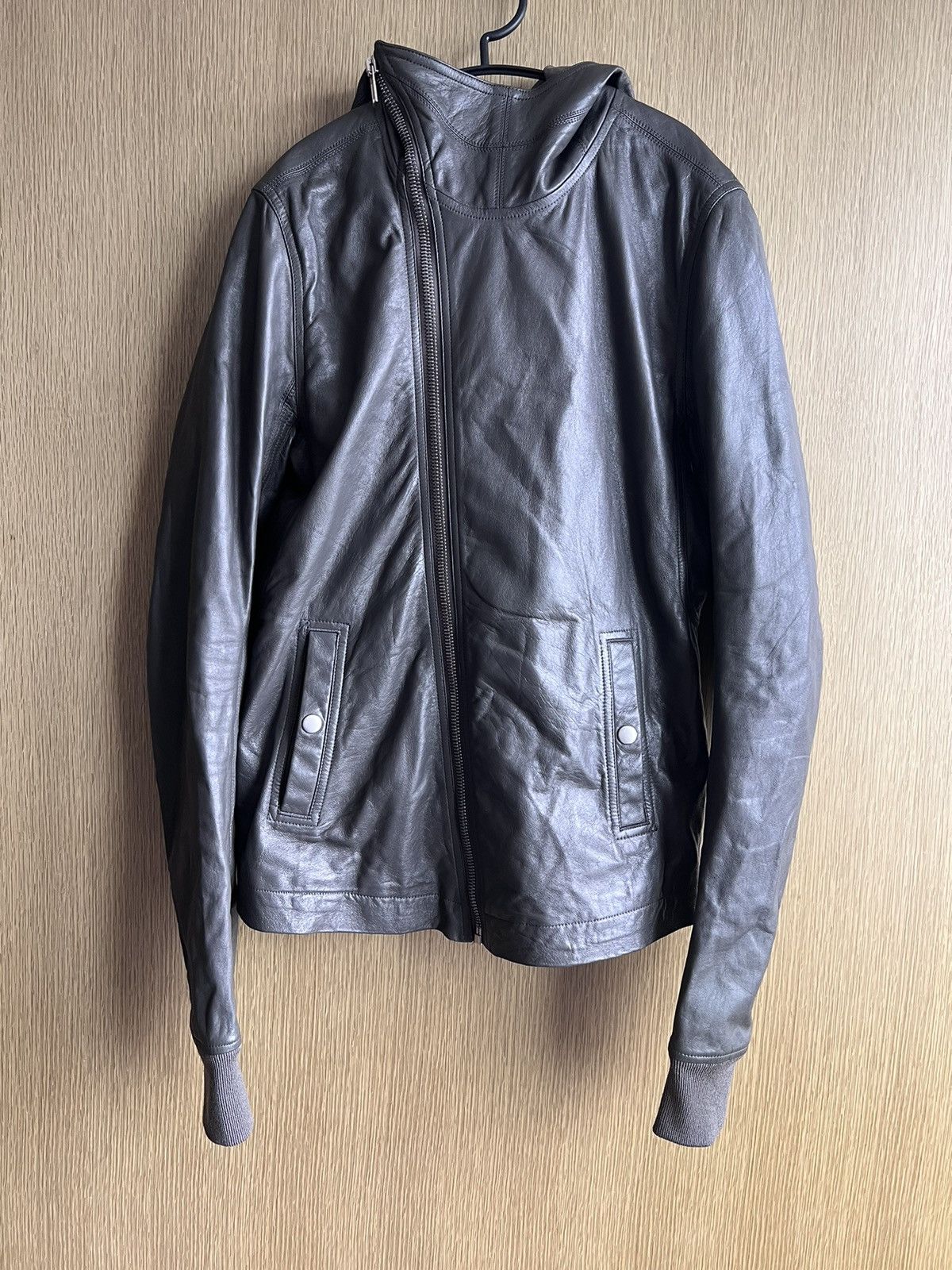 Rick Owens Rick owens leather jacket bullet size50 Size US M / EU 48-50 / 2 - 1 Thumbnail