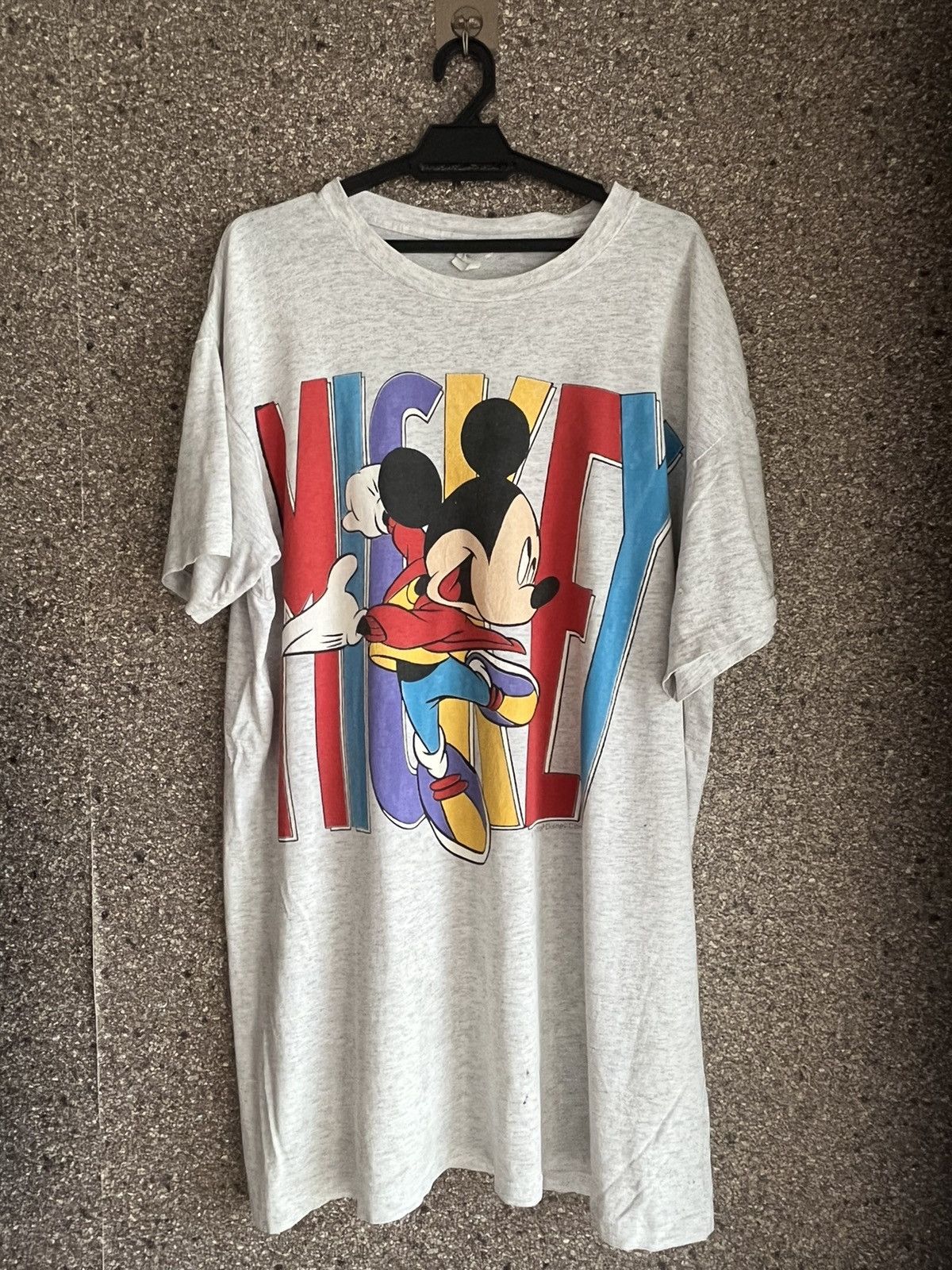 image of Disney x Vintage Mickey Ft36 in Grey, Men's (Size 2XL)