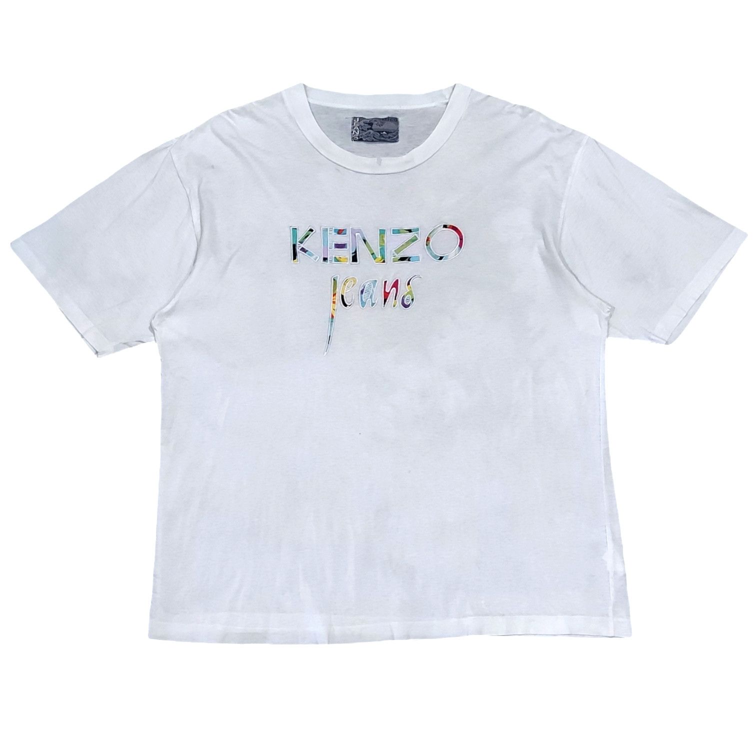 Kenzo RARE! VTG 80s KENZO JEANS VIBRANT BIG SPELL OUT EMBROIDERED Size US L / EU 52-54 / 3 - 1 Thumbnail