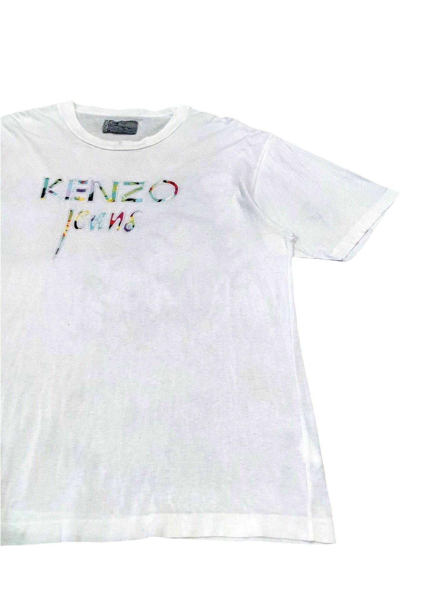 Kenzo RARE! VTG 80s KENZO JEANS VIBRANT BIG SPELL OUT EMBROIDERED Size US L / EU 52-54 / 3 - 2 Thumbnail