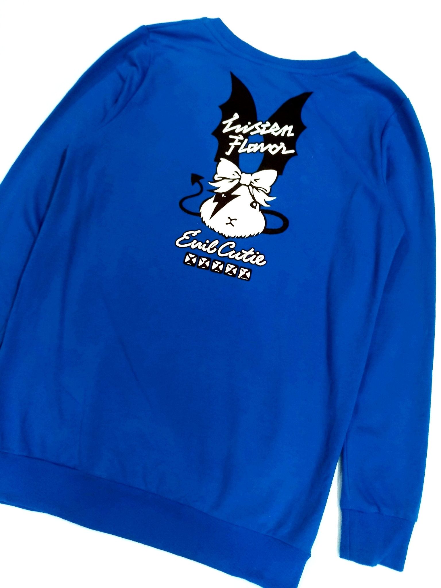Japanese Brand RARE! LISTEN FLAVOR JAPANESE BRAND "EVIL CUTIE" SWEATSHIRT Size US S / EU 44-46 / 1 - 8 Thumbnail