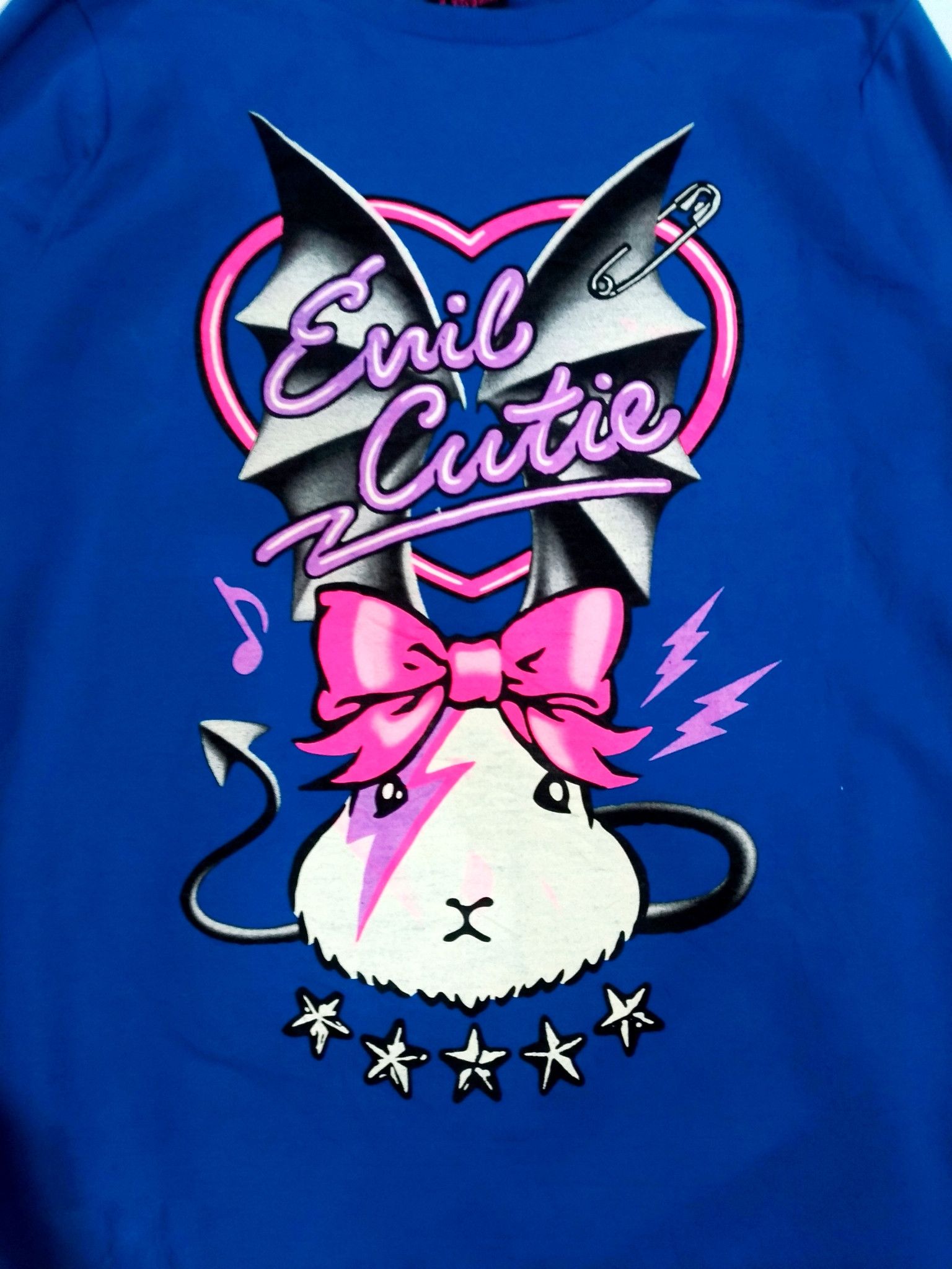 Japanese Brand RARE! LISTEN FLAVOR JAPANESE BRAND "EVIL CUTIE" SWEATSHIRT Size US S / EU 44-46 / 1 - 7 Thumbnail