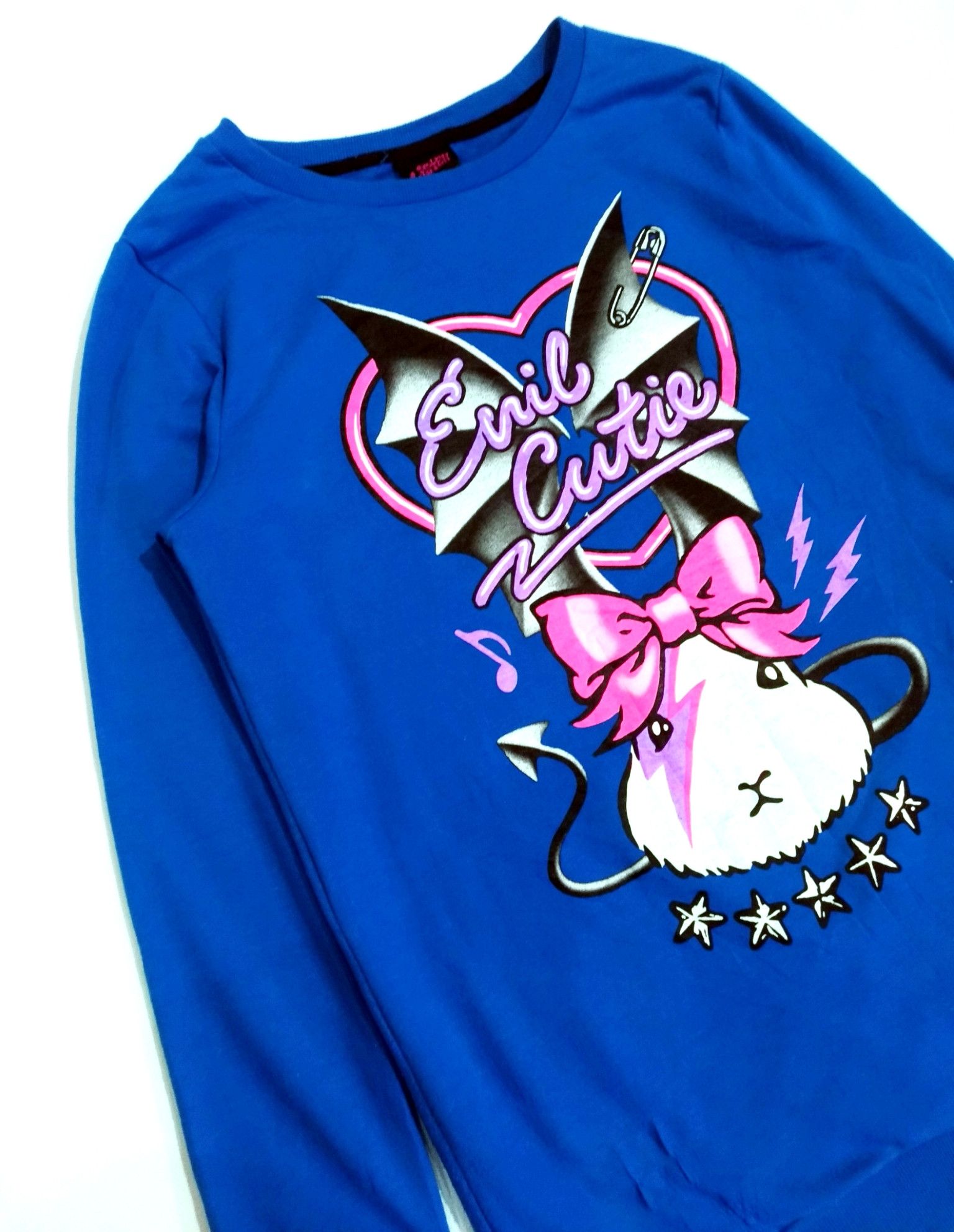 Japanese Brand RARE! LISTEN FLAVOR JAPANESE BRAND "EVIL CUTIE" SWEATSHIRT Size US S / EU 44-46 / 1 - 4 Thumbnail