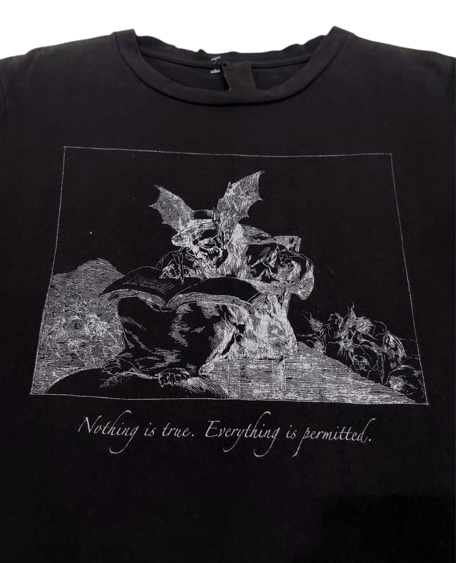 Bias × Designer × Japanese Brand RARE! BIAS "NOTHING IS TRUE. EVERYTHING IS PERMITTED" Size US S / EU 44-46 / 1 - 5 Thumbnail