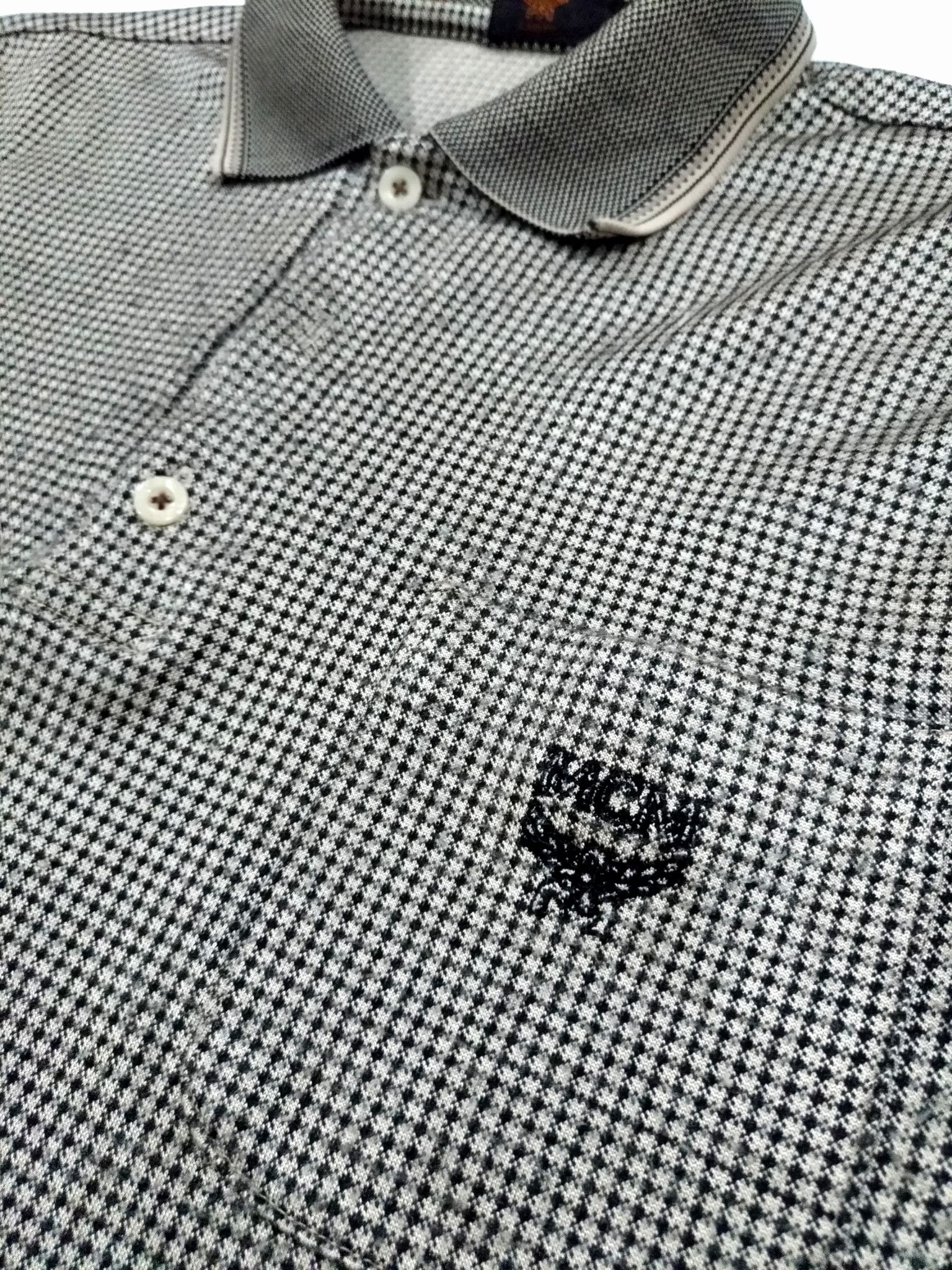 Designer × MCM RARE! VTG MCM LEGERE L/SLEEVE POLO SHIRT Size US M / EU 48-50 / 2 - 6 Thumbnail