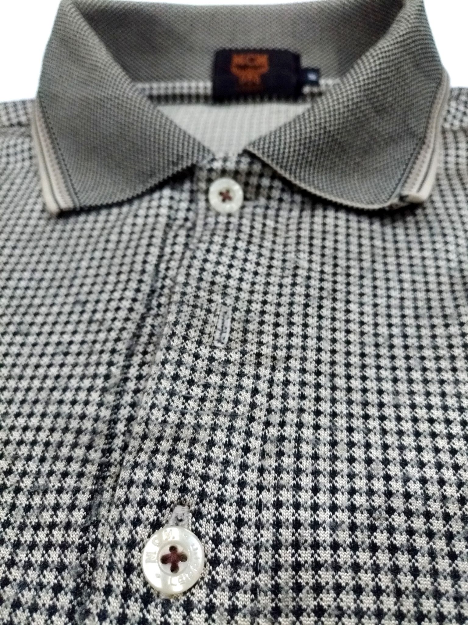 Designer × MCM RARE! VTG MCM LEGERE L/SLEEVE POLO SHIRT Size US M / EU 48-50 / 2 - 7 Thumbnail