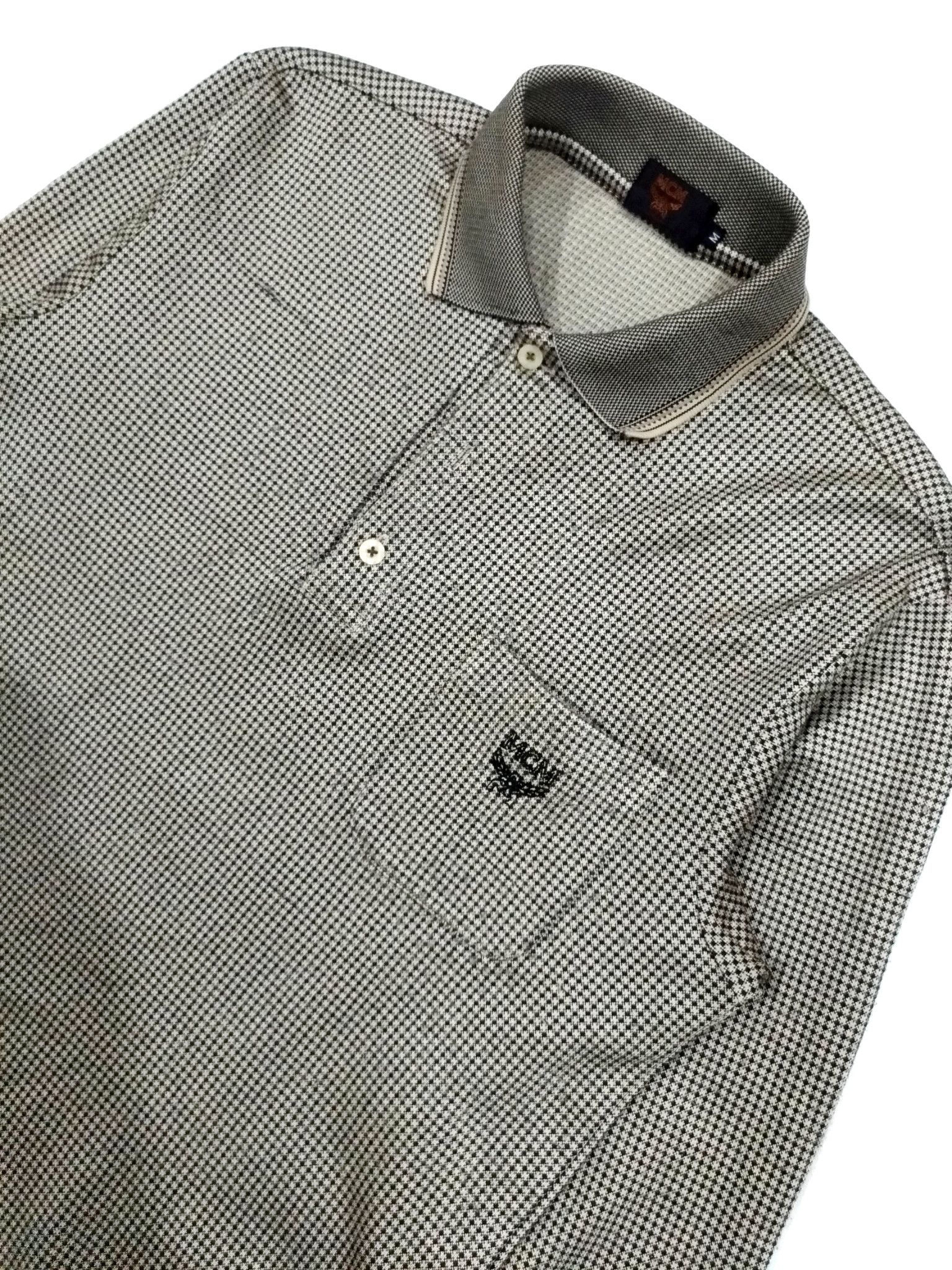 Designer × MCM RARE! VTG MCM LEGERE L/SLEEVE POLO SHIRT Size US M / EU 48-50 / 2 - 5 Thumbnail