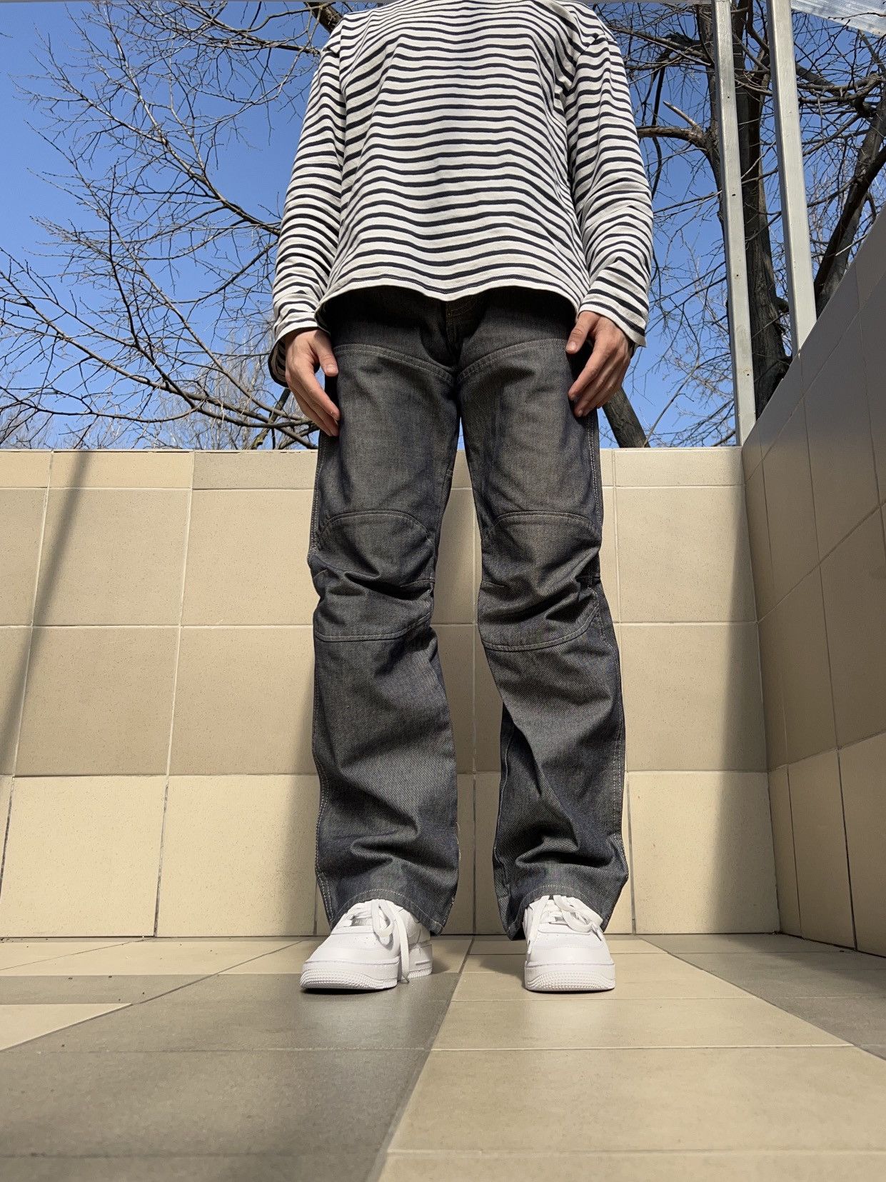 G-Star Vintage G Star Raw Double Knee Jeans Size US 29 - 4 Thumbnail