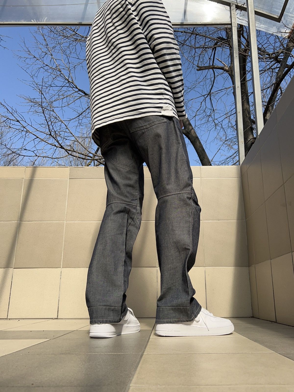 G-Star Vintage G Star Raw Double Knee Jeans Size US 29 - 2 Thumbnail