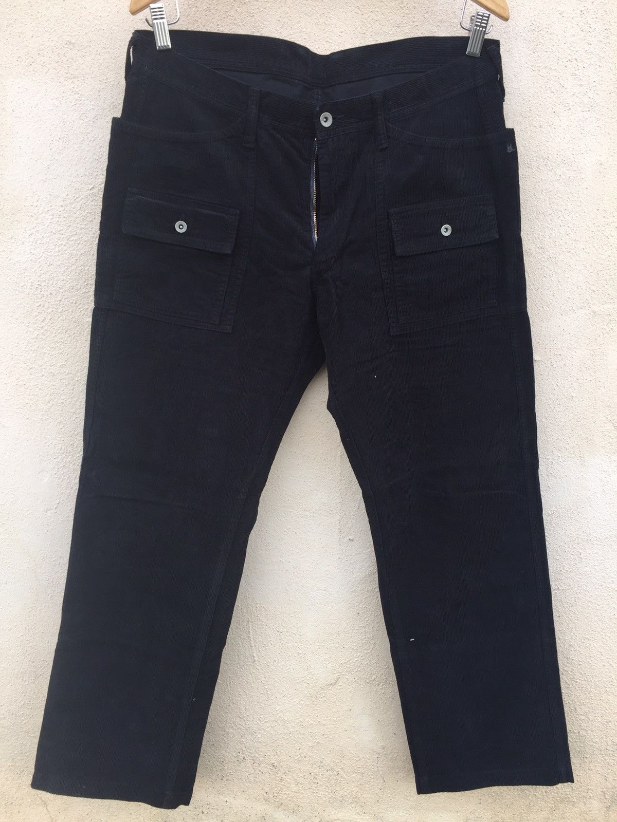 image of 45Rpm R By 45 Rpm Studio Corduroy Bush Pants in Black, Men's (Size 34)