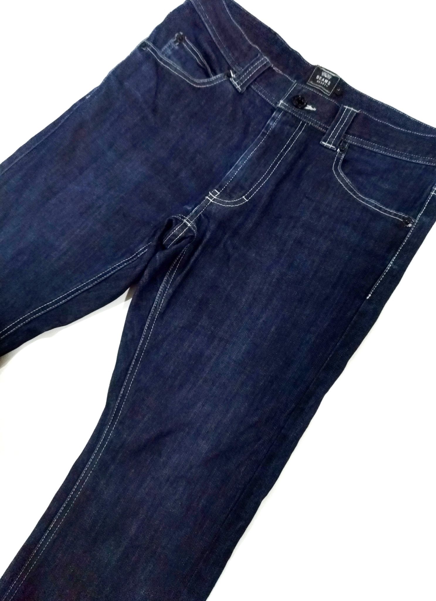 Beams Plus × Designer × Japanese Brand RARE! BEAMS HEART SKINNY DENIM Size US 33 - 5 Thumbnail