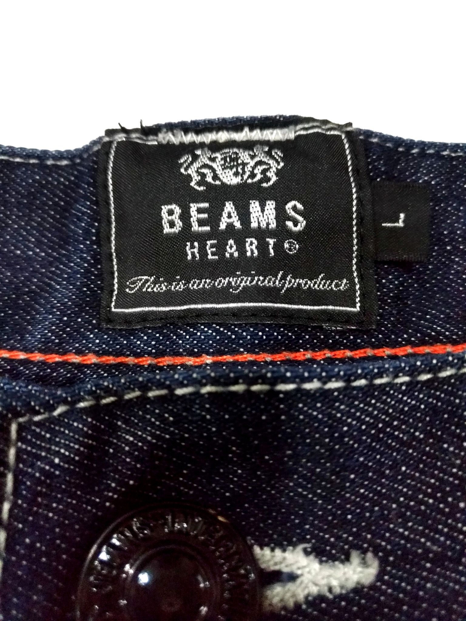 Beams Plus × Designer × Japanese Brand RARE! BEAMS HEART SKINNY DENIM Size US 33 - 6 Thumbnail