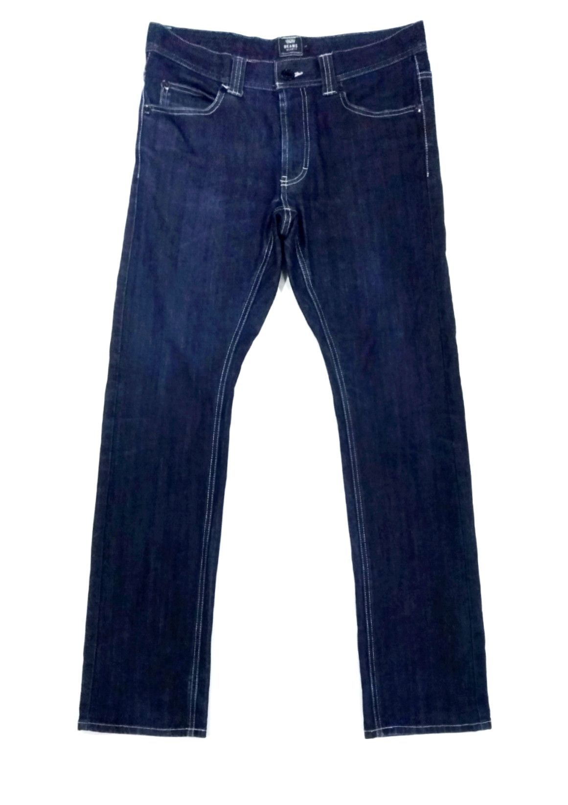 Beams Plus × Designer × Japanese Brand RARE! BEAMS HEART SKINNY DENIM Size US 33 - 2 Thumbnail