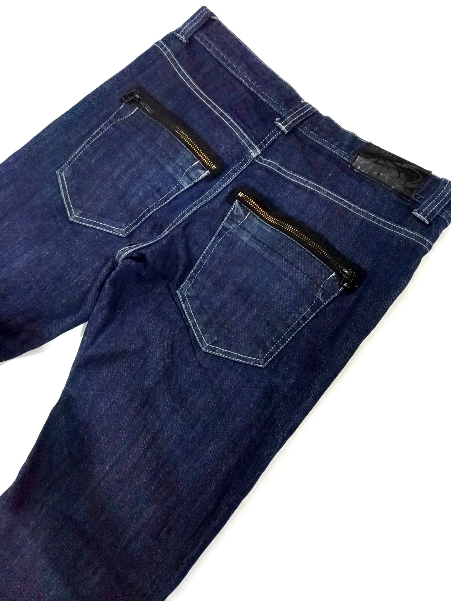Beams Plus × Designer × Japanese Brand RARE! BEAMS HEART SKINNY DENIM Size US 33 - 9 Thumbnail