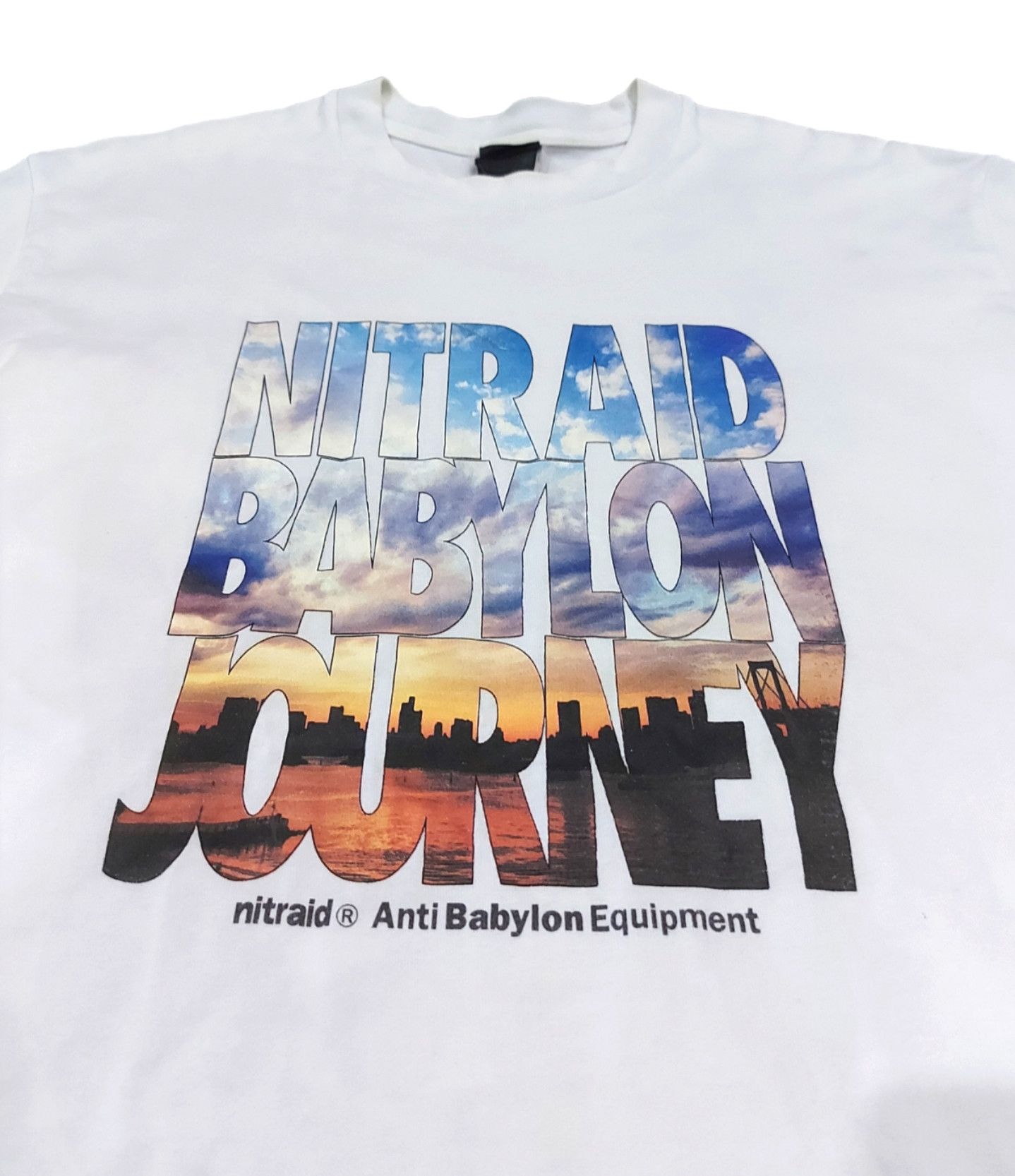 Babylon × Japanese Brand × Nitraid RARE! NITRAID ANTI BABYLON "NITRAID BABYLON JOURNEY" Size US L / EU 52-54 / 3 - 5 Thumbnail