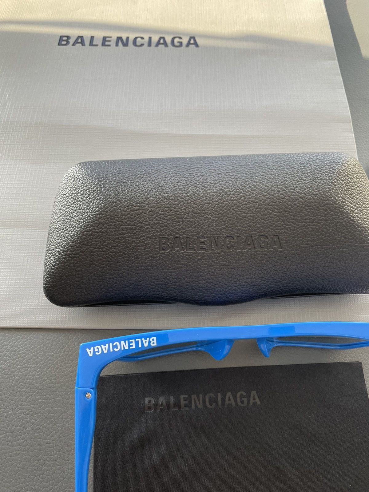 Balenciaga Runway Brand New Limited Edition Logo Minimalist Sunglasses Size ONE SIZE - 20 Thumbnail