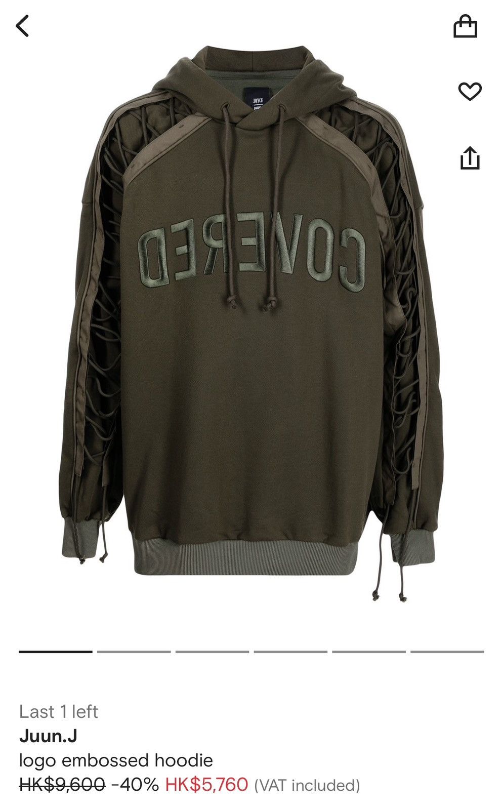 Juun.J Juun.J logo embossed hoodie Size US M / EU 48-50 / 2 - 2 Thumbnail