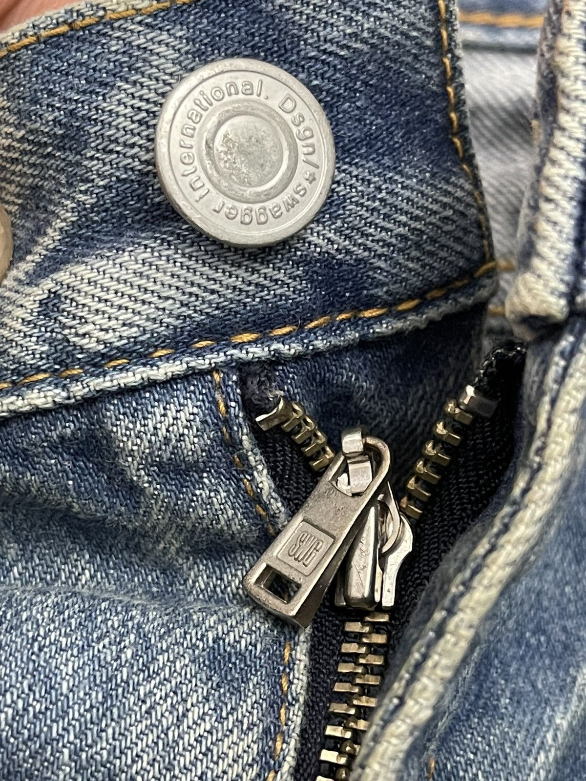 PHENOMENON × Swagger SWAGGER Distressed Denim Jeans Size US 35 - 9 Thumbnail