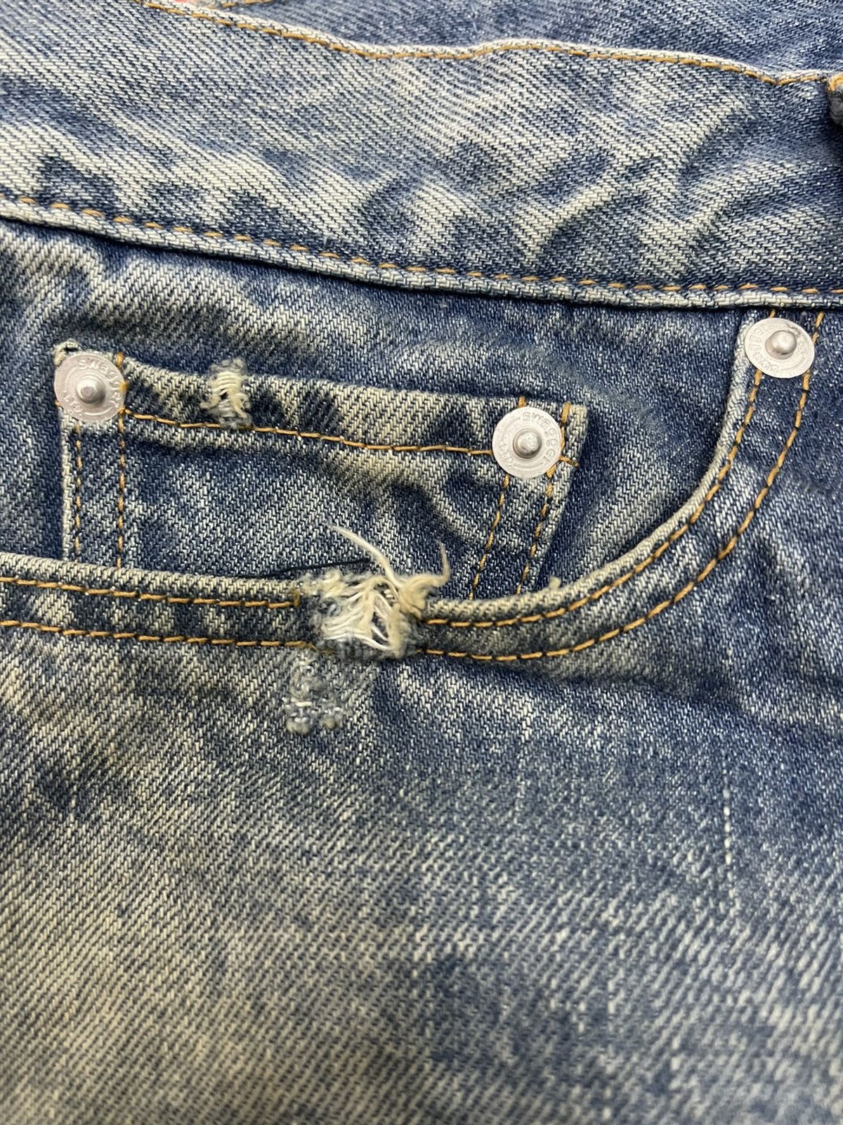 PHENOMENON × Swagger SWAGGER Distressed Denim Jeans Size US 35 - 7 Thumbnail