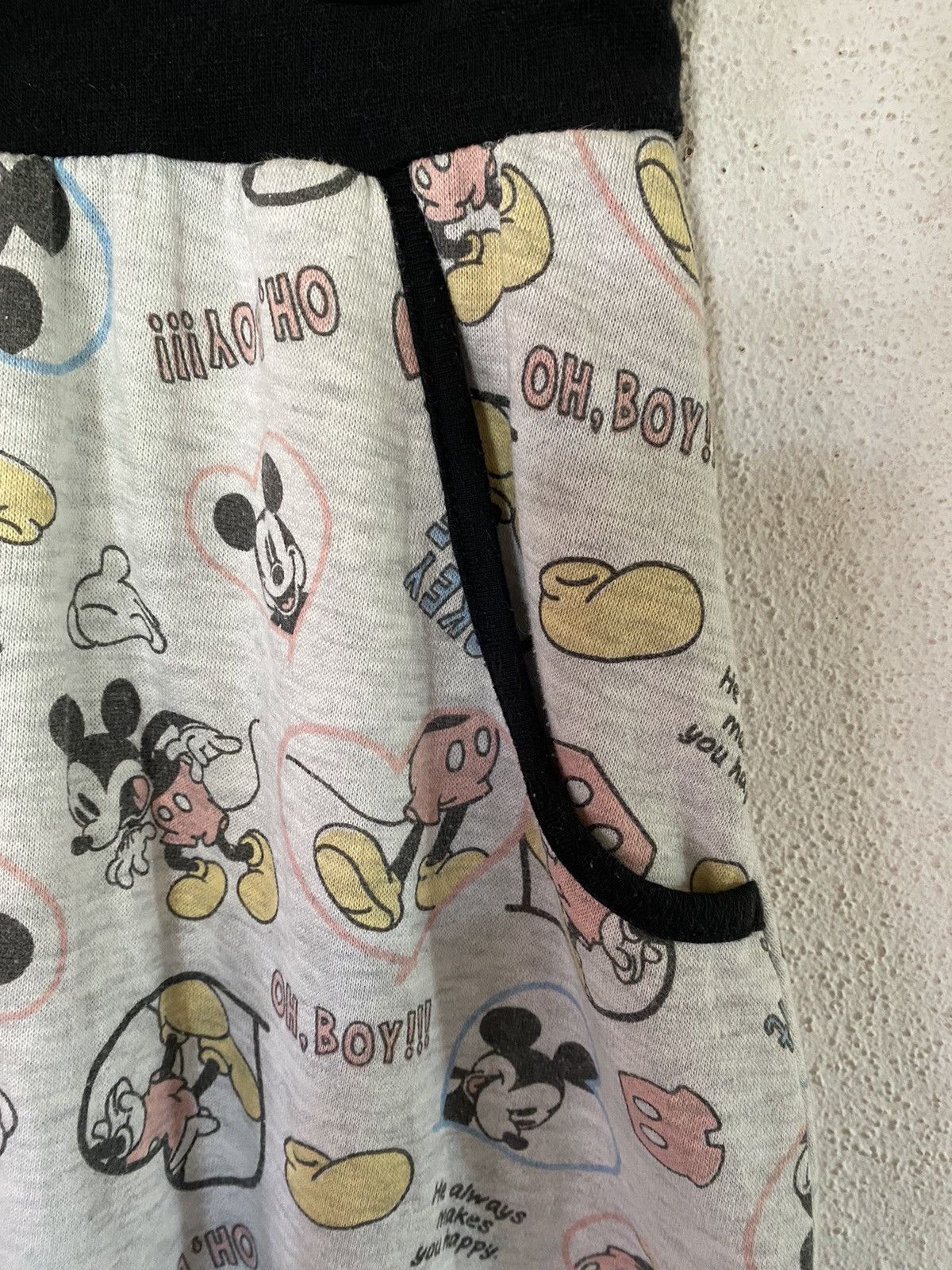 Cartoon Network Mickey Mouse Sweatpant Joggers WarmUp Fullprint Mickey Size 30" / US 8 / IT 44 - 3 Thumbnail