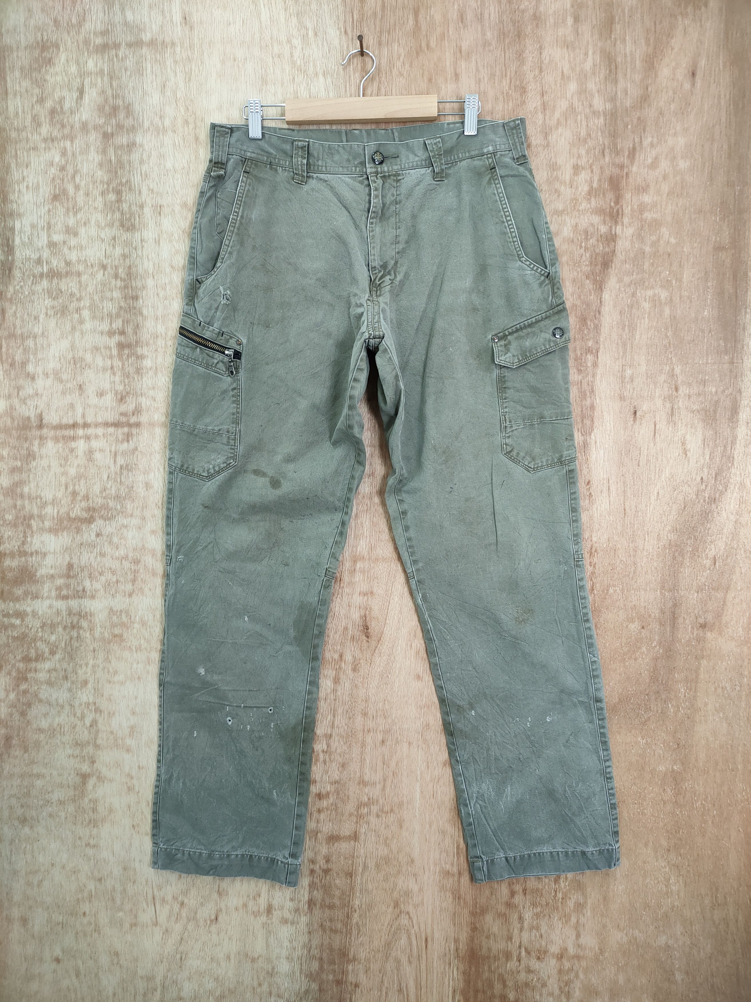 VINTAGE FIRE FOX FADED CARGO PANTS