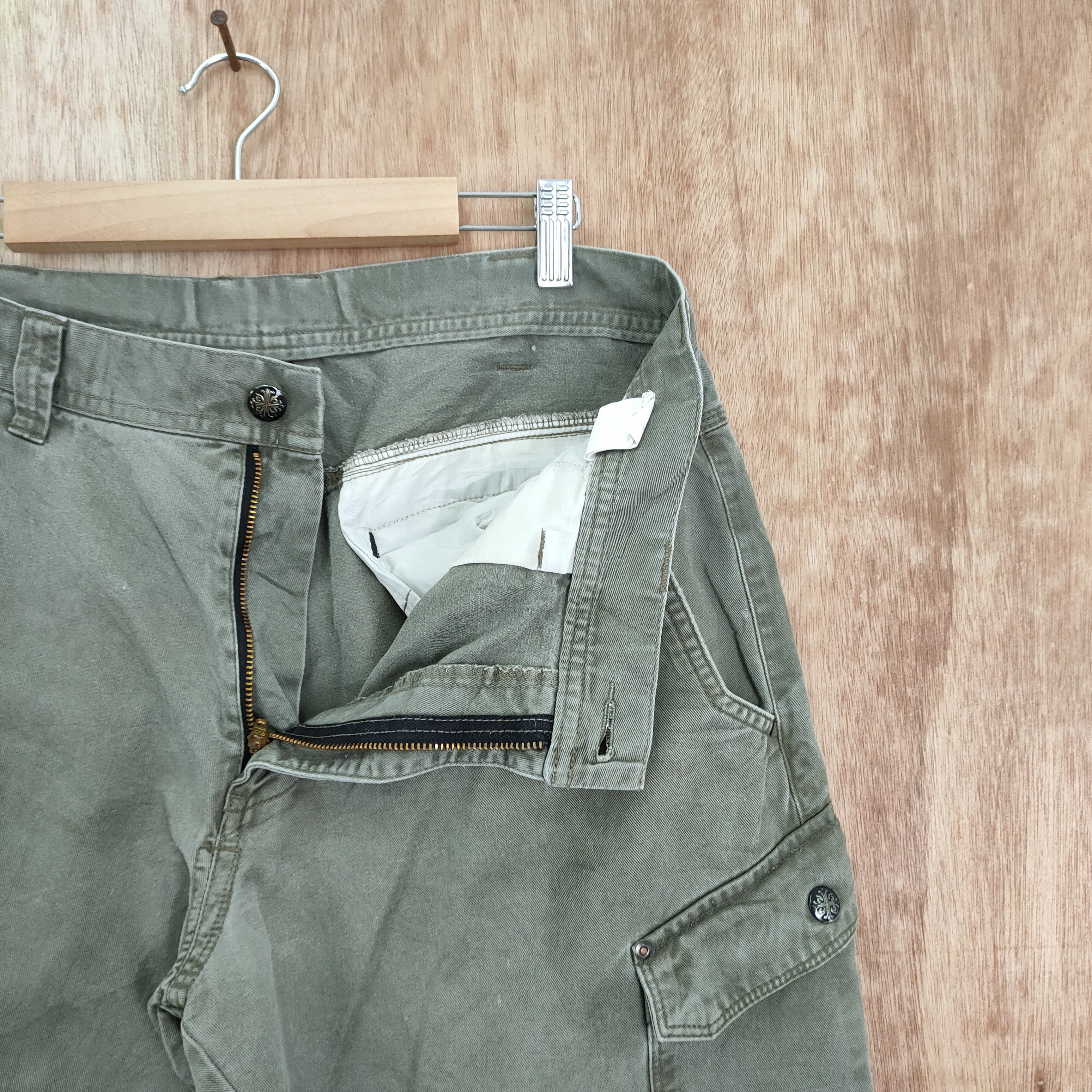 Japanese Brand × Vintage VINTAGE FIRE FOX FADED CARGO PANTS Size US 33 - 8 Thumbnail