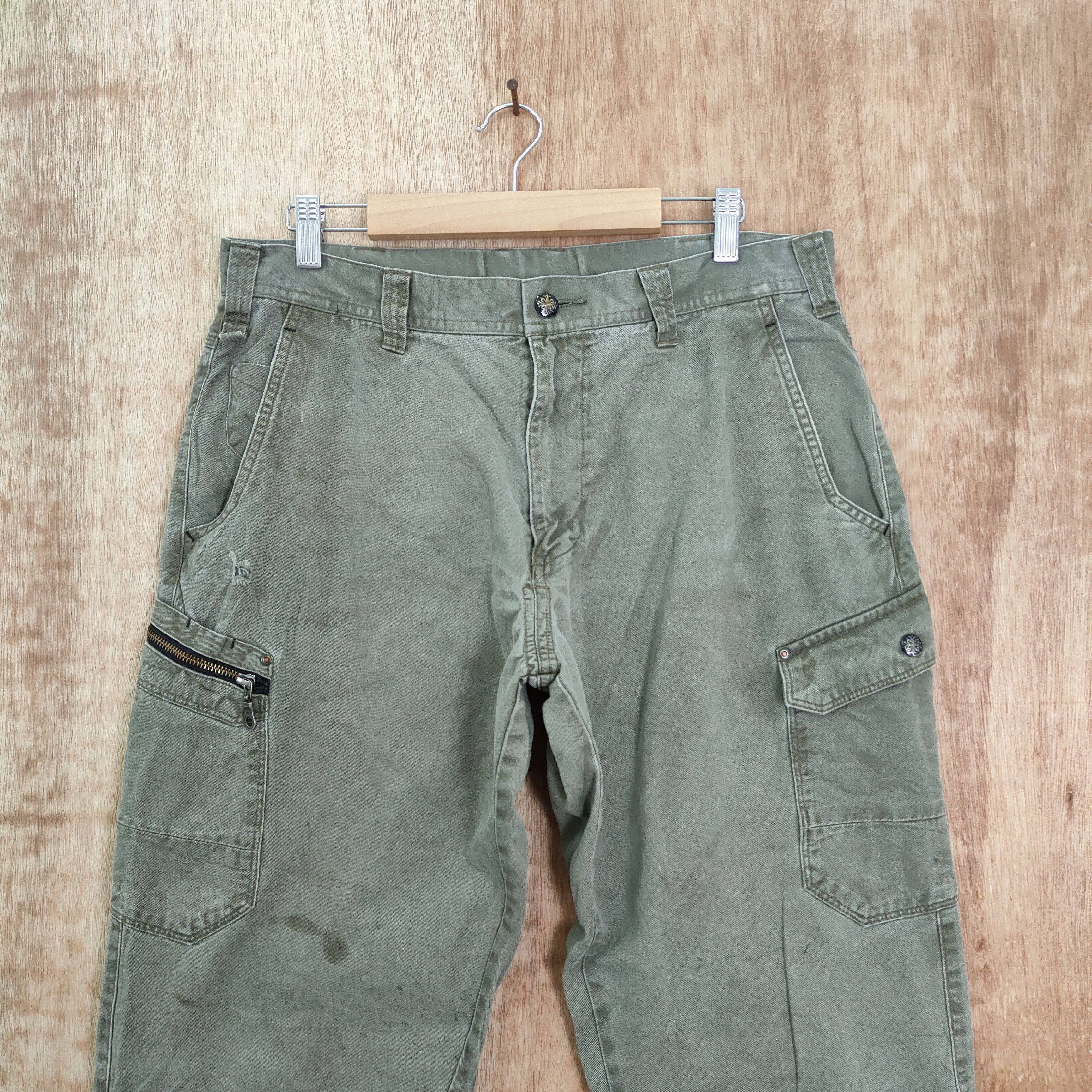 Japanese Brand × Vintage VINTAGE FIRE FOX FADED CARGO PANTS Size US 33 - 2 Thumbnail