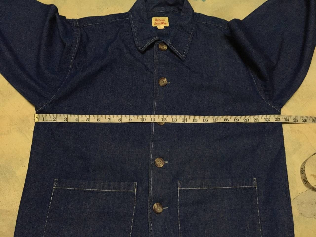 Japanese Brand Vintage Work Wear Denim Chore Jacket Style Size US L / EU 52-54 / 3 - 6 Thumbnail
