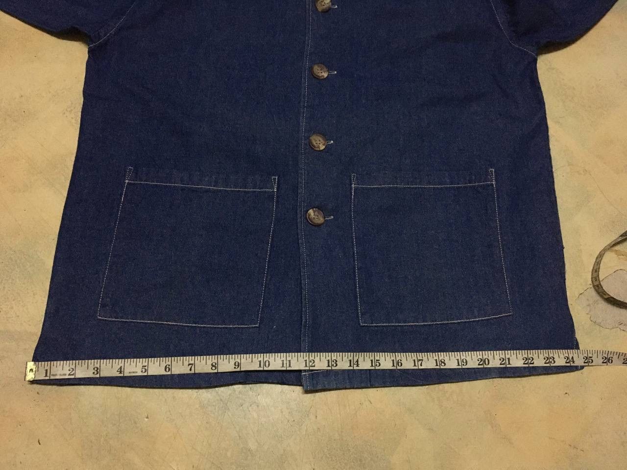 Japanese Brand Vintage Work Wear Denim Chore Jacket Style Size US L / EU 52-54 / 3 - 7 Thumbnail