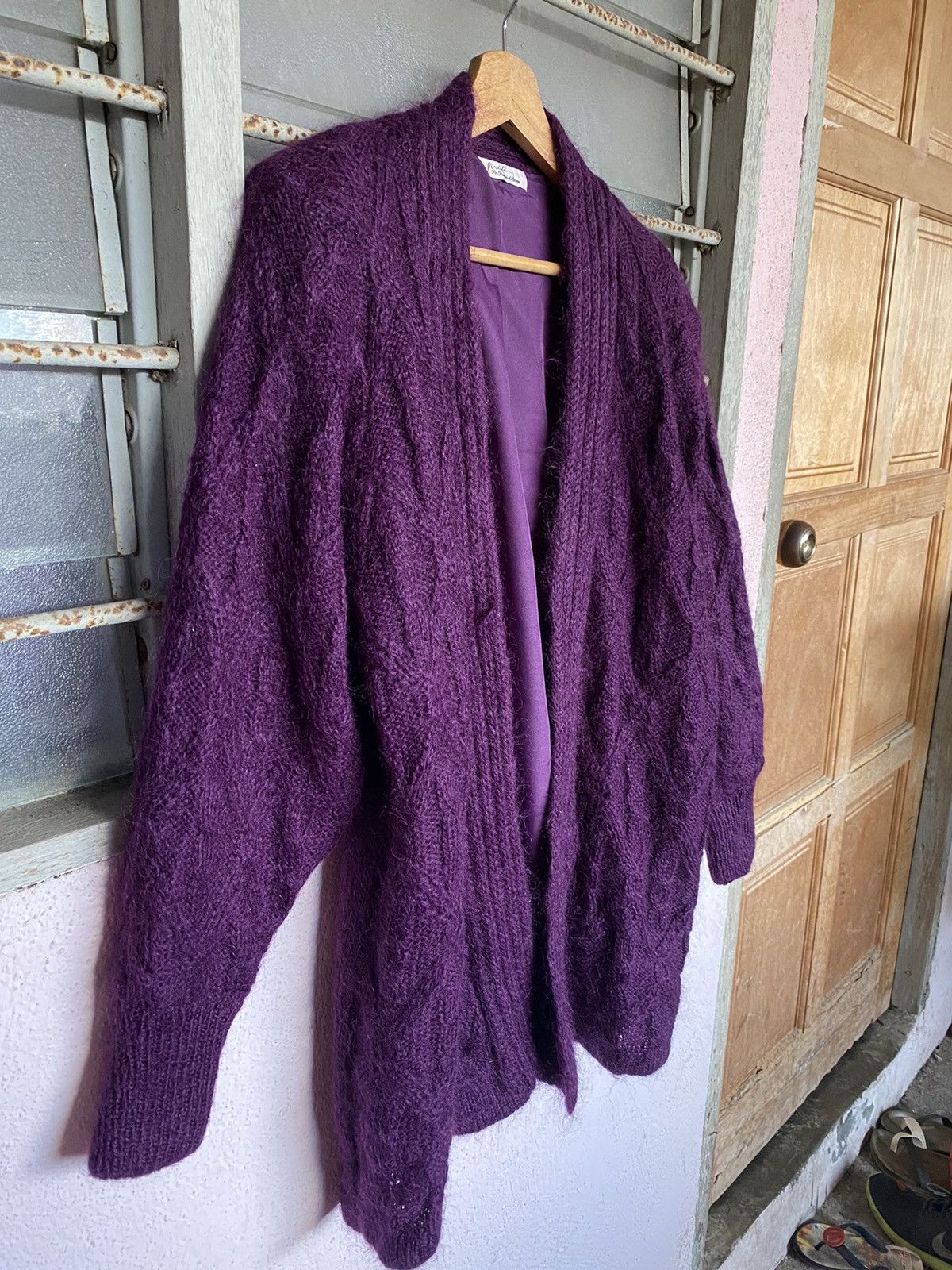 Japanese Brand × Vintage Vintage Pirata Mohair Cardigan Size L / US 10 / IT 46 - 4 Thumbnail