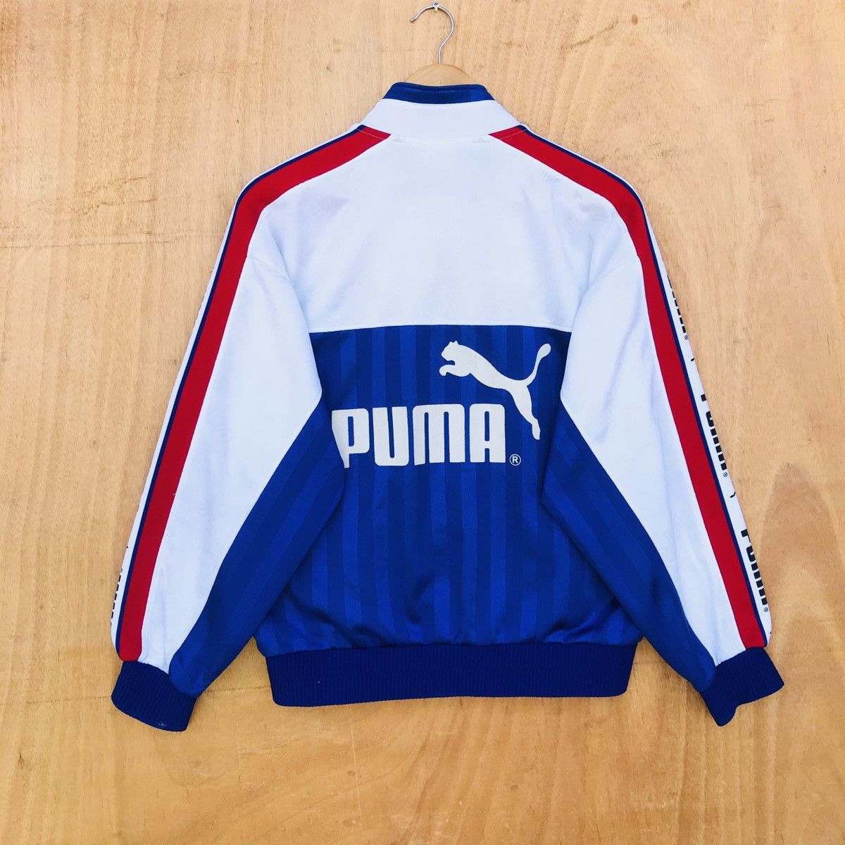 Puma × Vintage Vintage Puma Big Logo Sidetape sweter Size US M / EU 48-50 / 2 - 4 Thumbnail