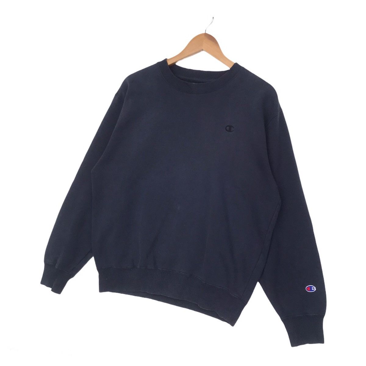 Vintage Champion small logo sweatshirt jumper
