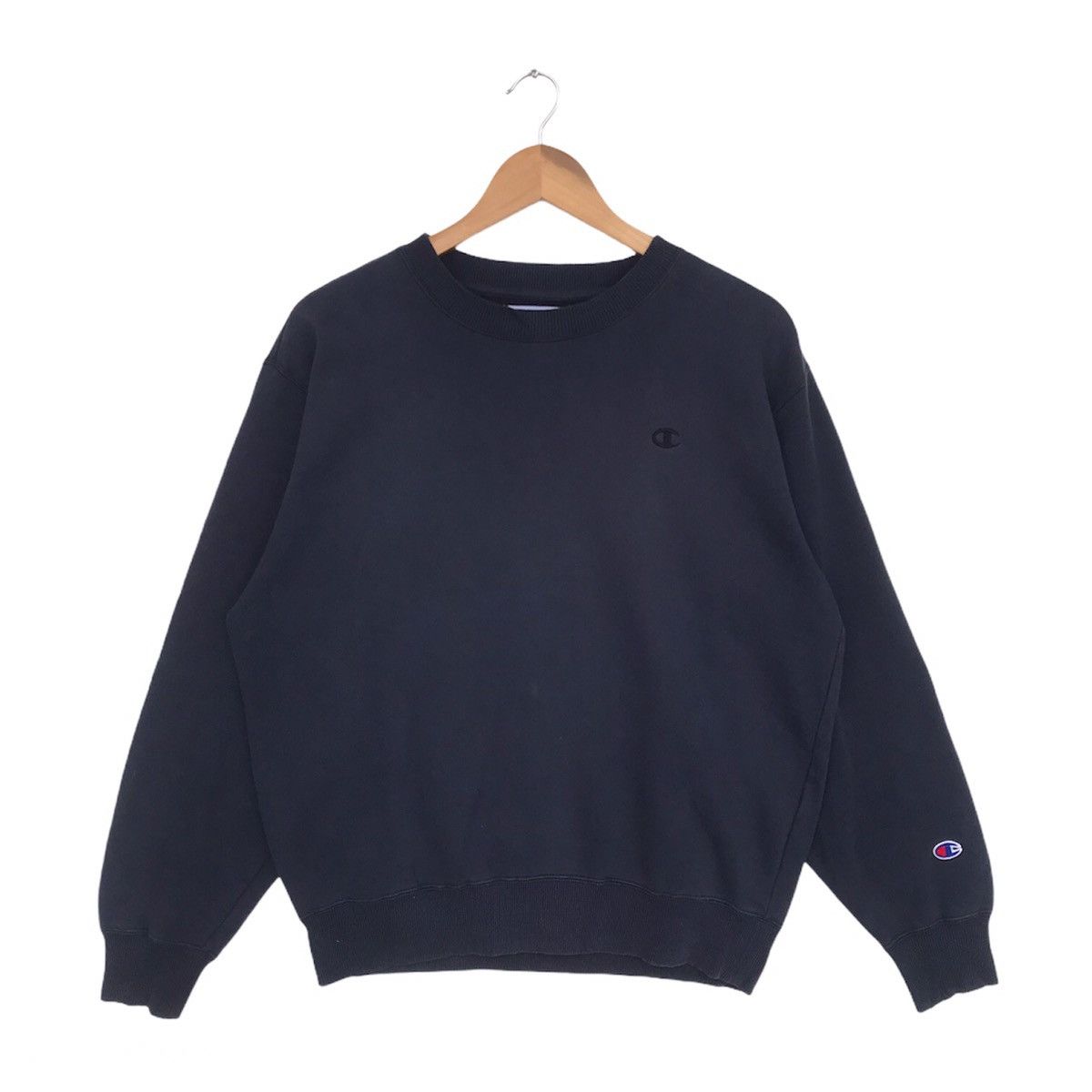 Vintage Champion small logo sweatshirt jumper