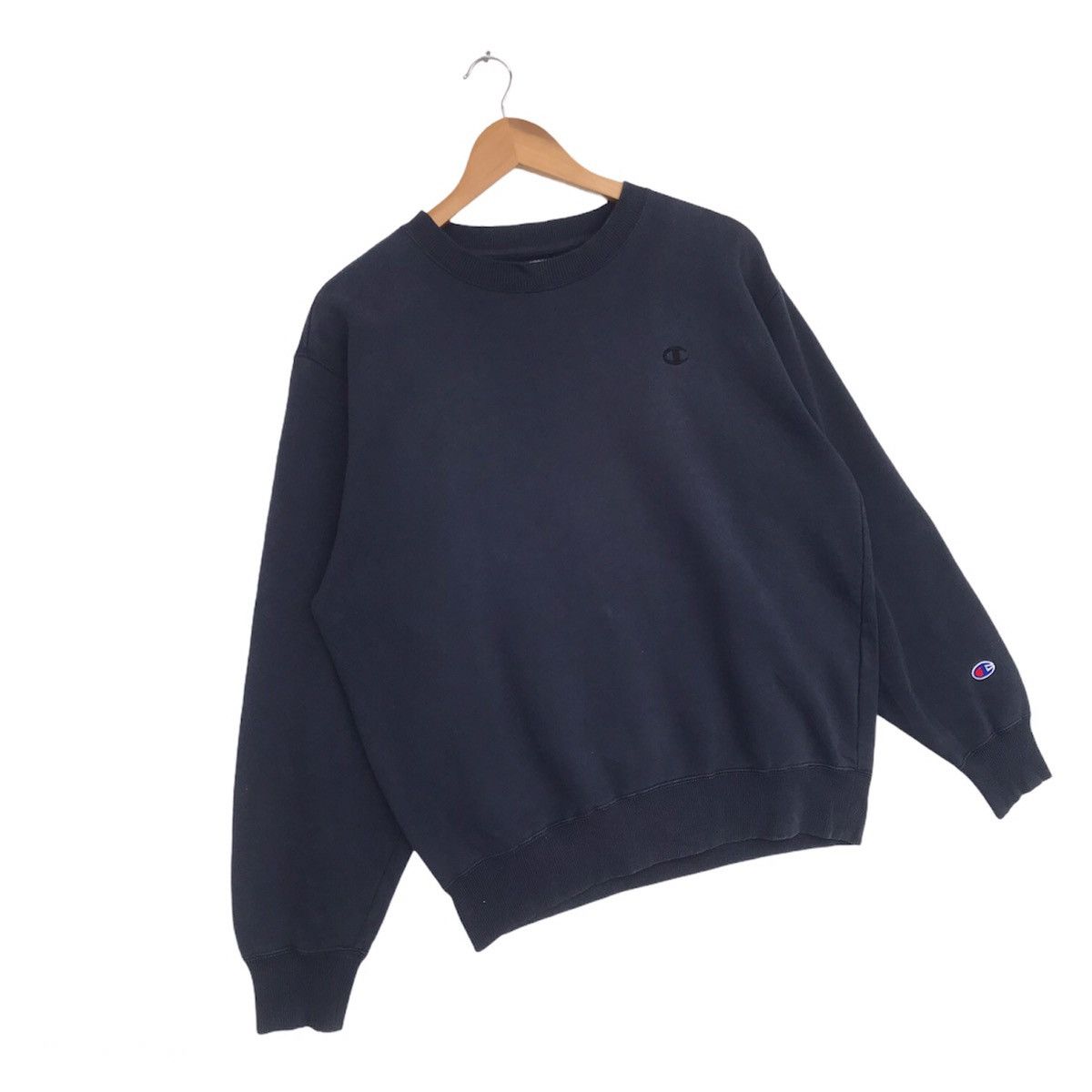 Vintage Champion small logo sweatshirt jumper