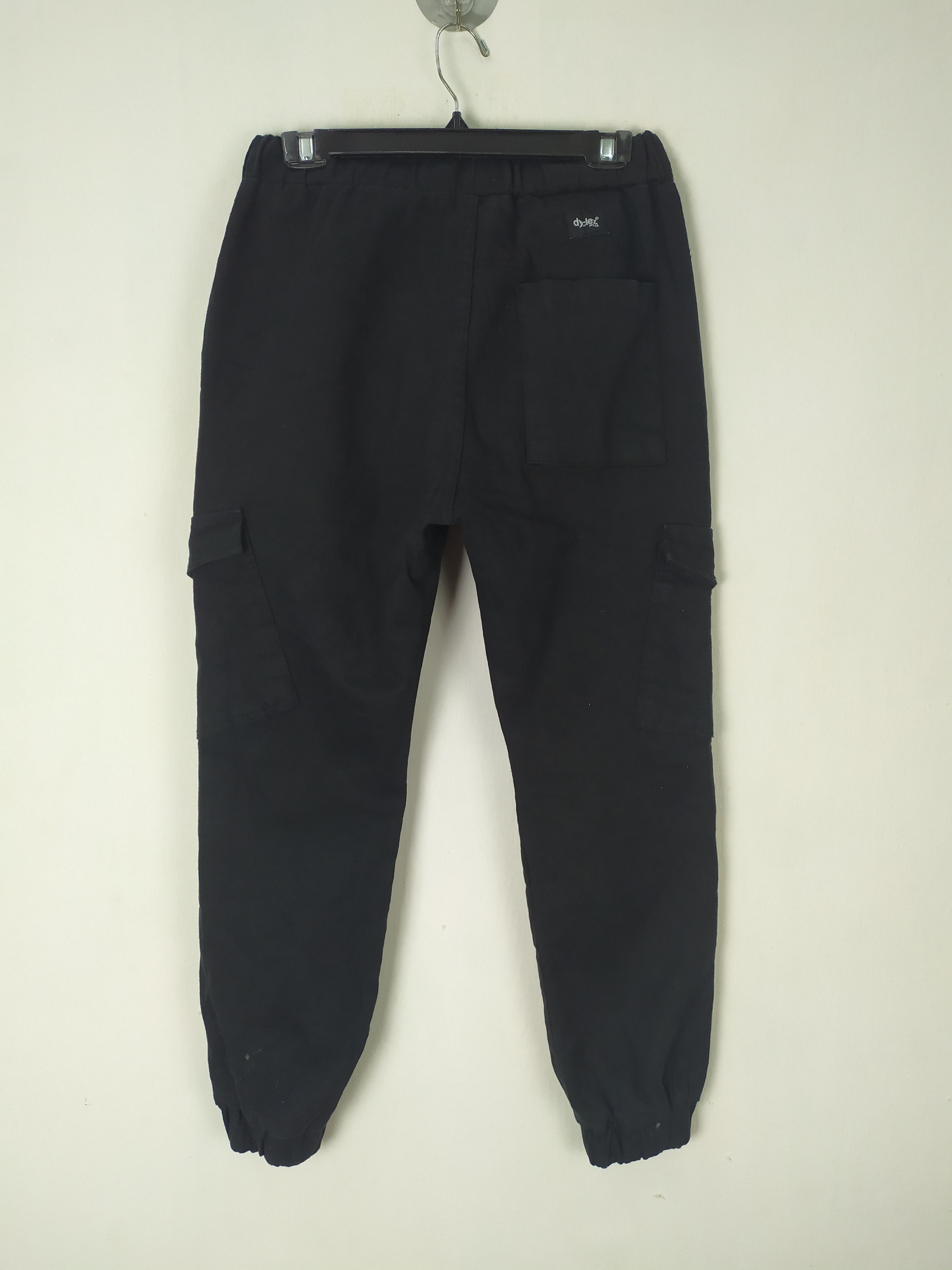 Japanese Brand VINTAGE DYCLEZ BLACK CARGO EASY PANTS Size US 29 - 11 Thumbnail